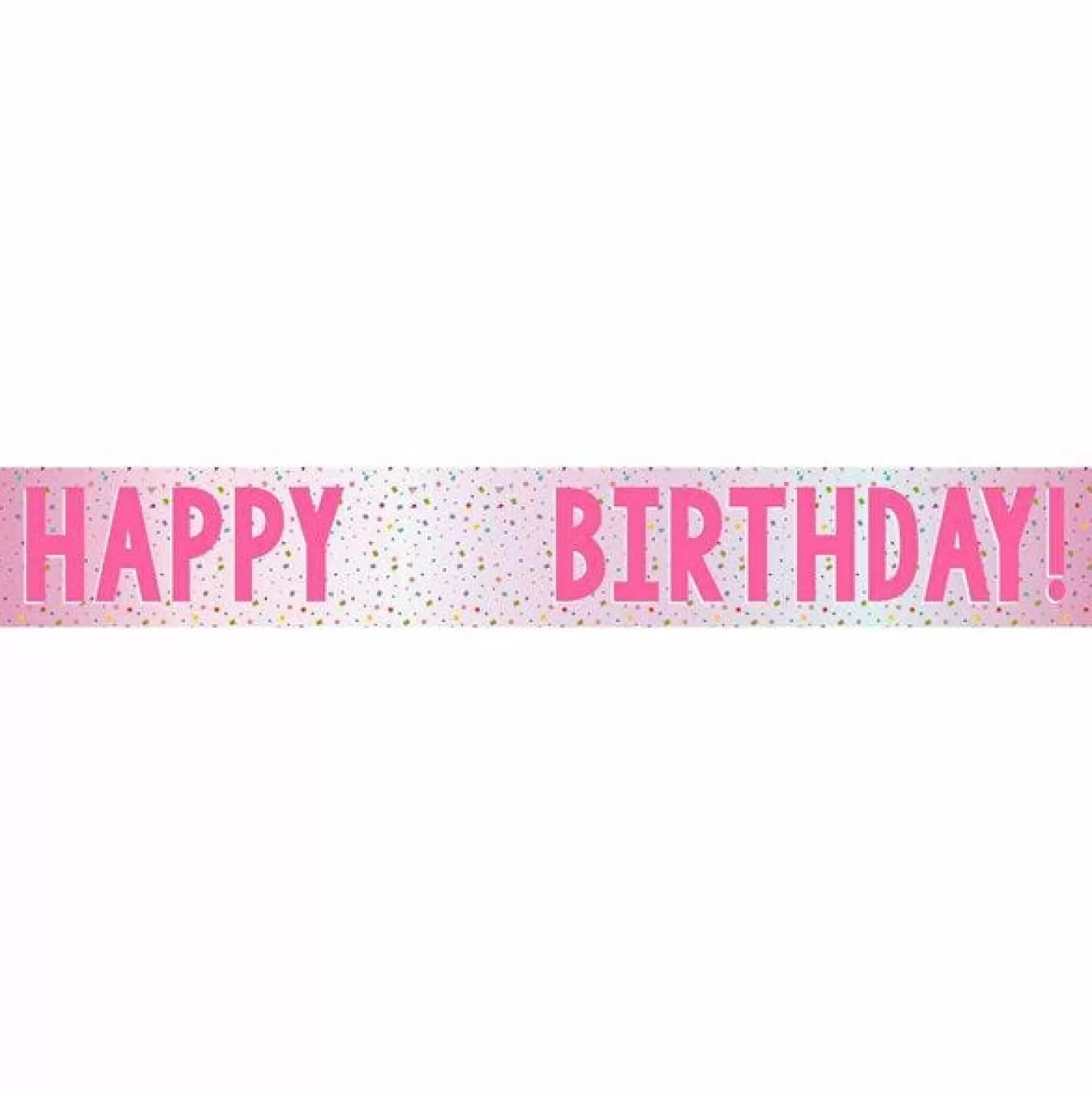 Sale Party Delights Happy Birthday Pink Add An Age Foil Banner