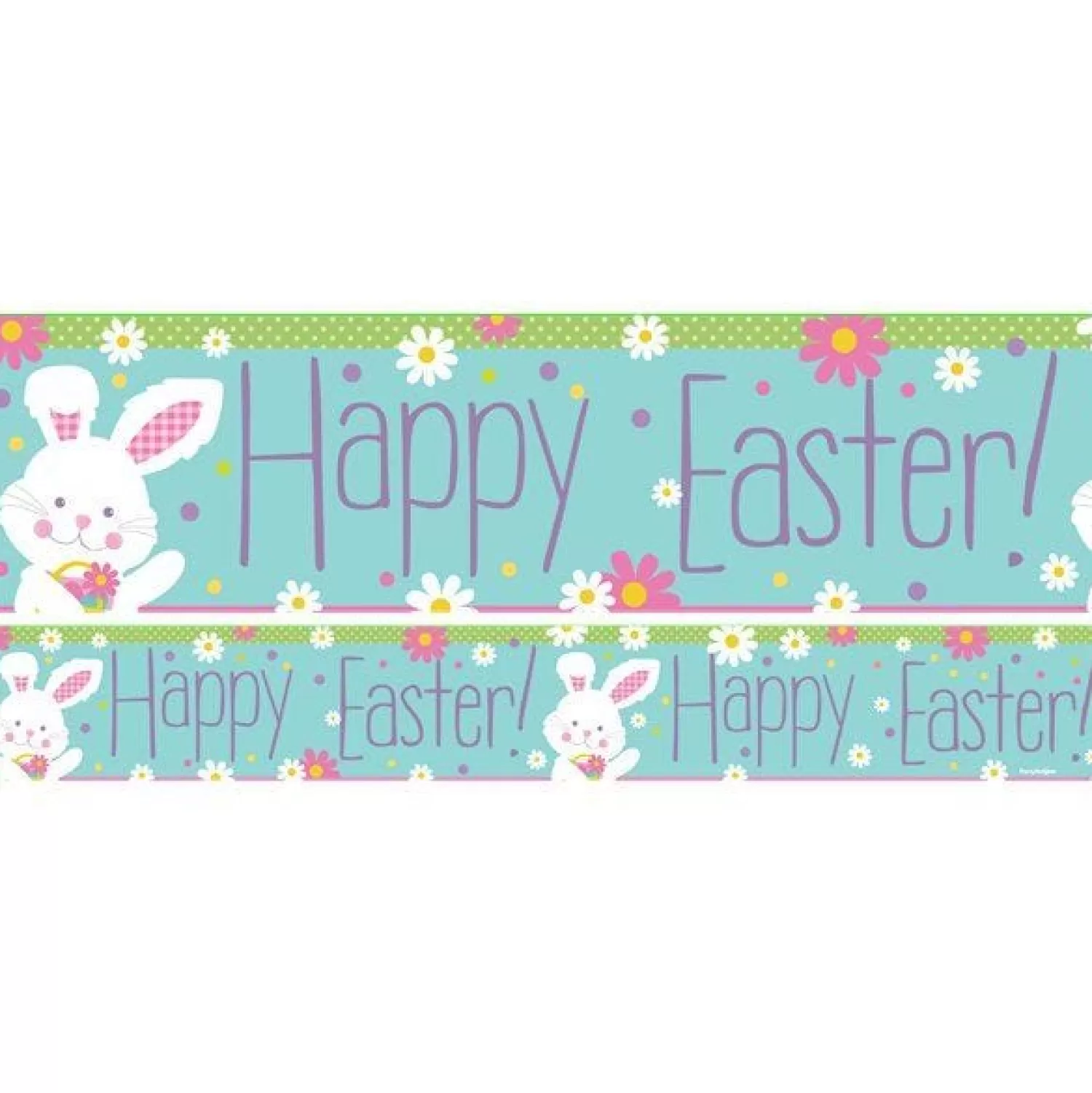 Shop Party Delights Happy Easter Paper Banners - 1M (3Pk)