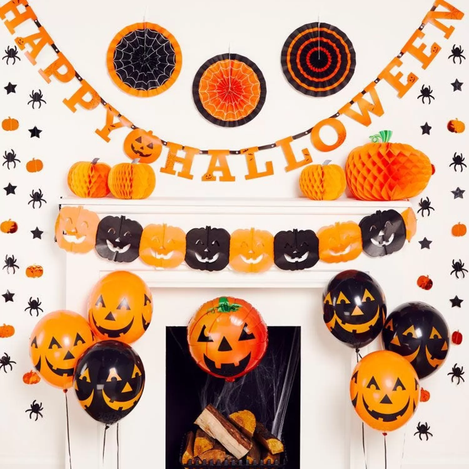 Happy Halloween Banner - 2.3M<Party Delights Hot