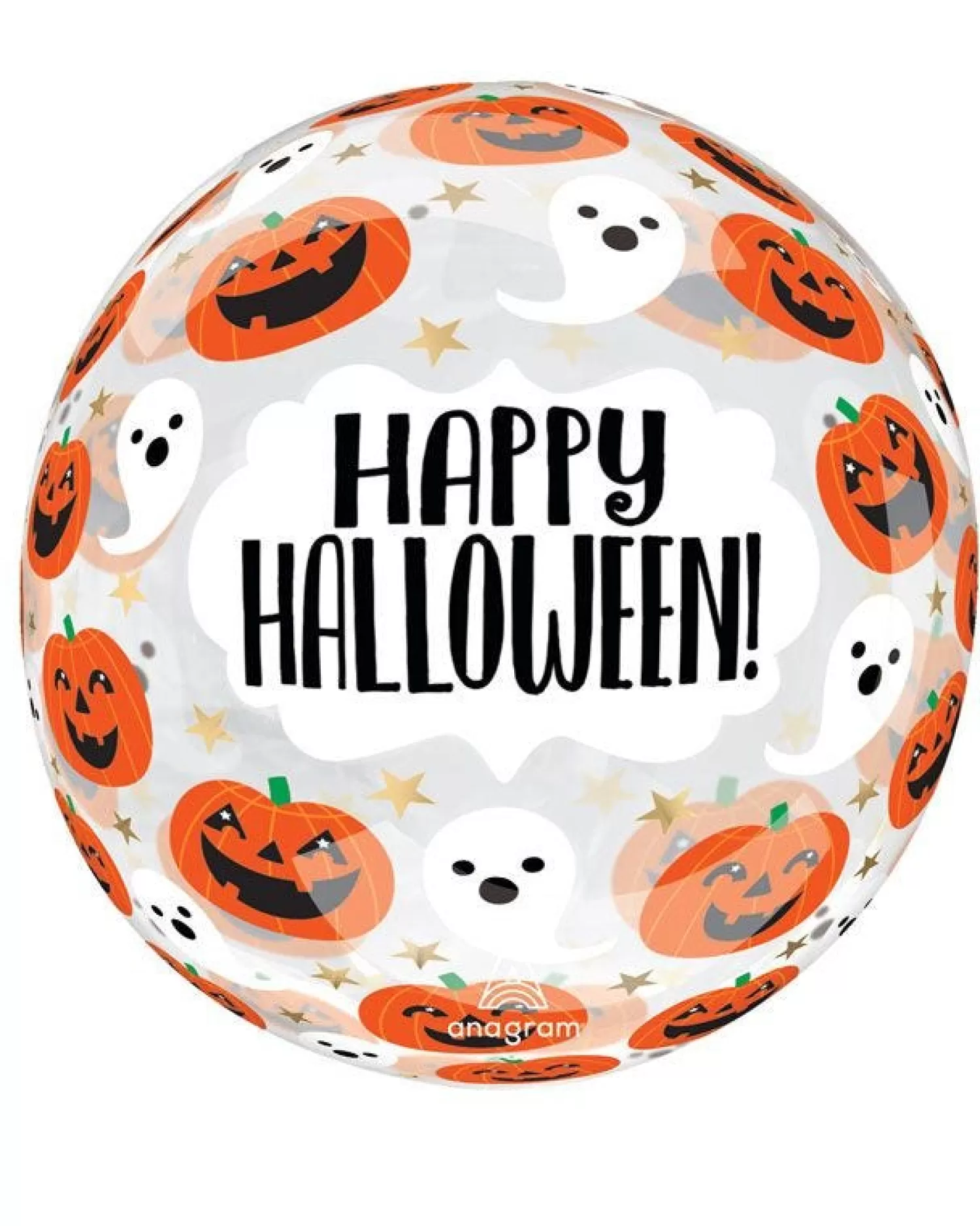 Happy Halloween Clearz Balloon - 22"<Party Delights Best