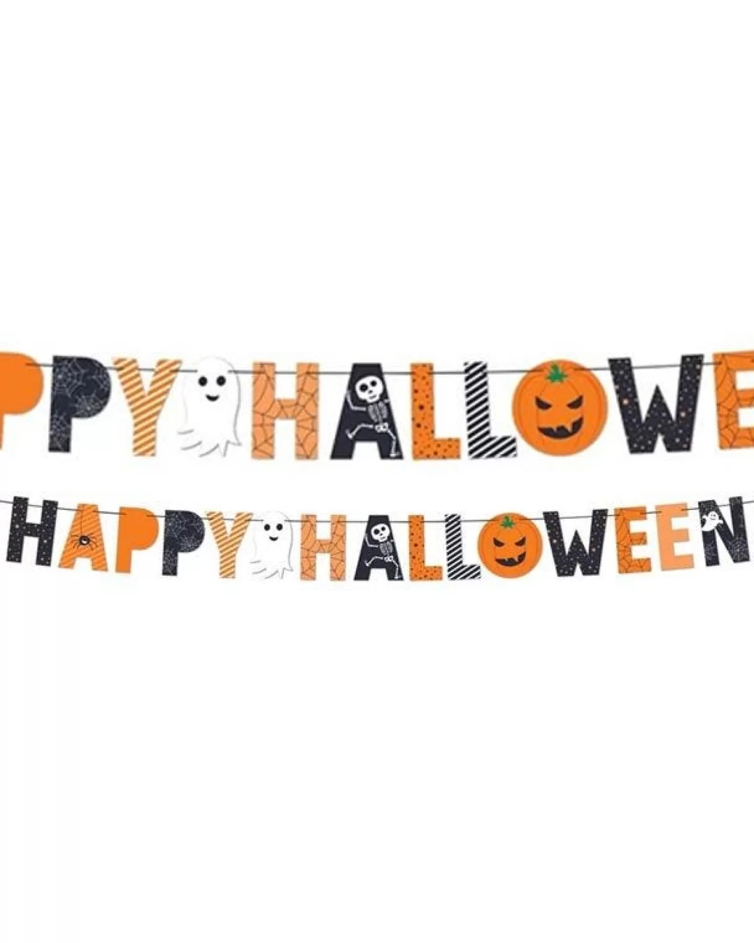 Happy Halloween Letter Banner<Party Delights Shop