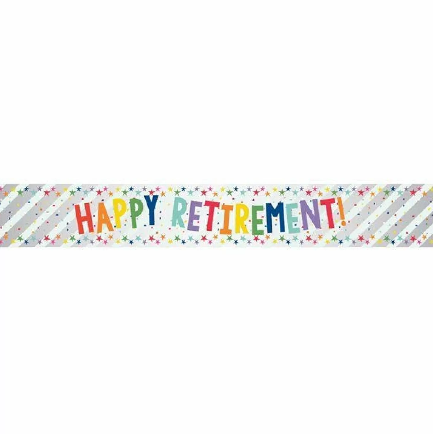 Best Party Delights Happy Retirement Foil Banner