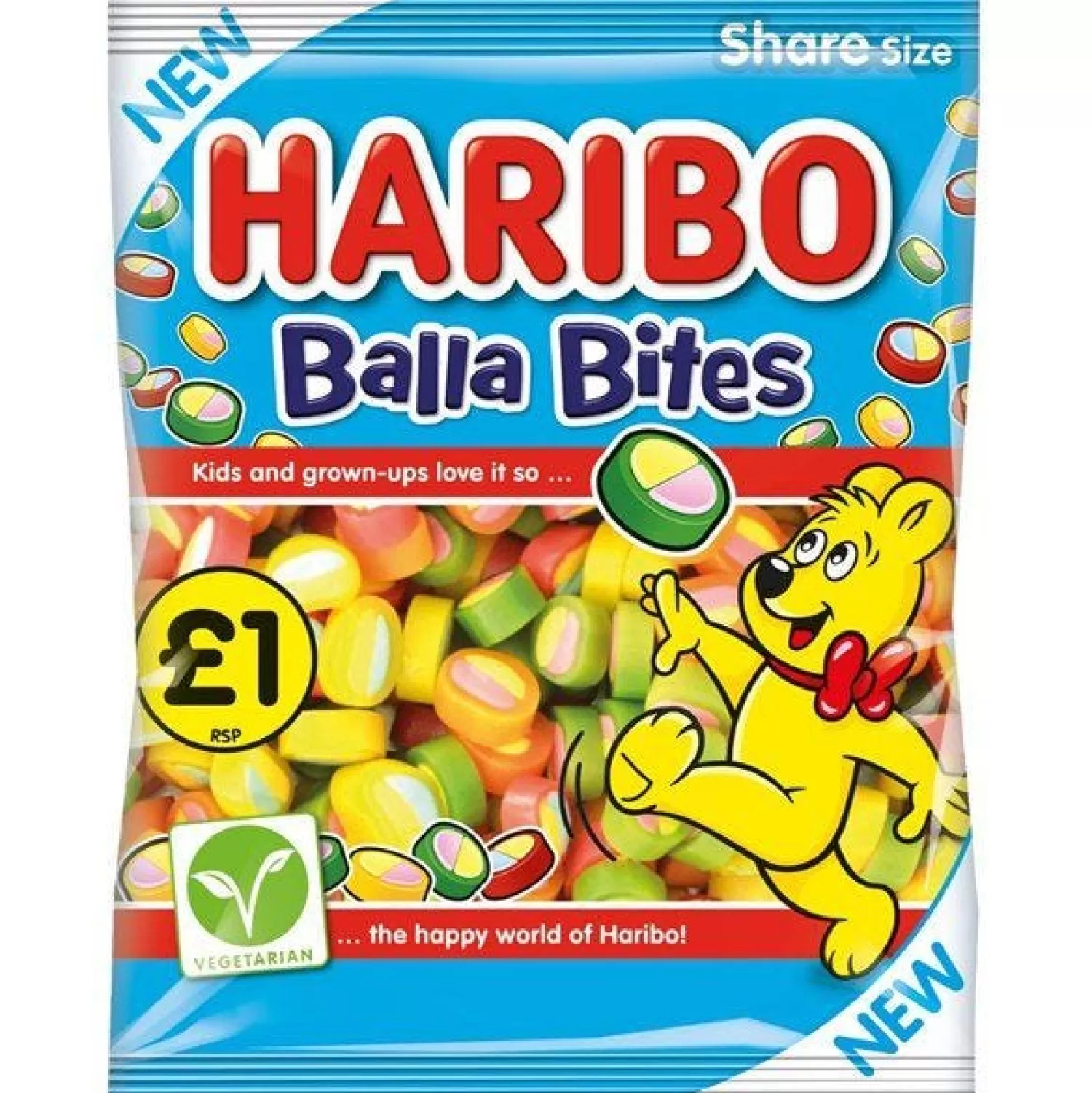 Shop Party Delights Haribo Balla Bites - 140G