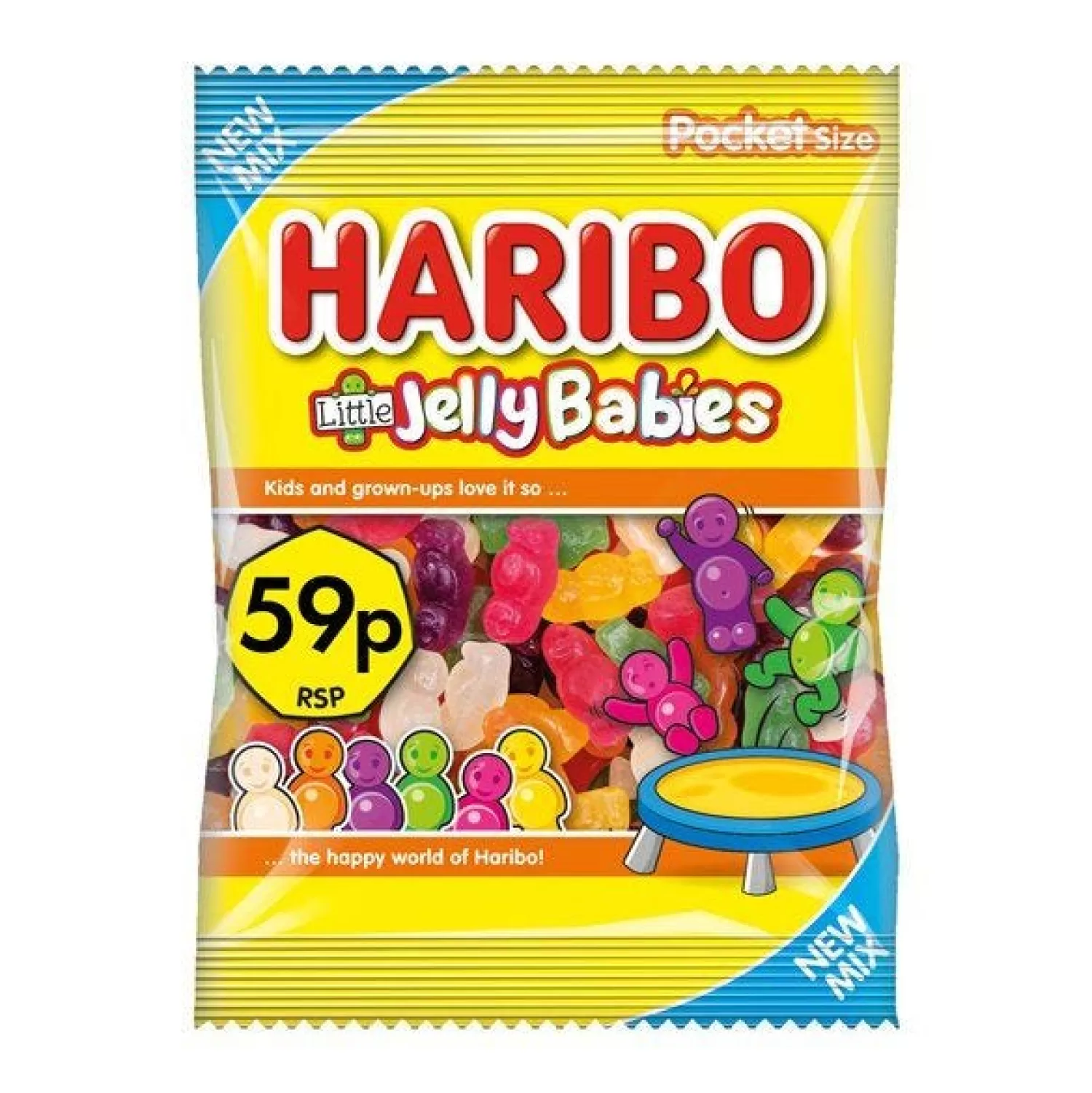 Best Party Delights Haribo Little Jelly Babies - 60G