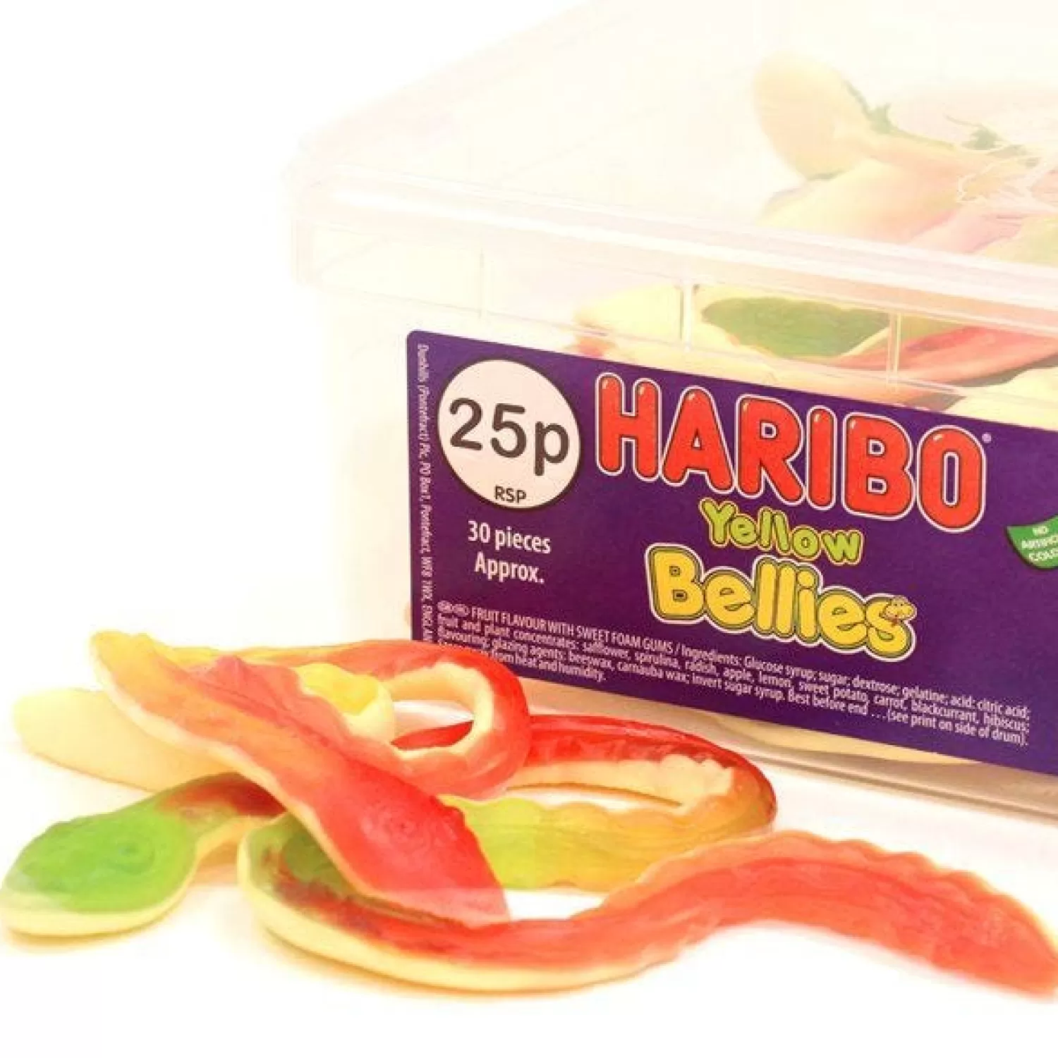 Sale Party Delights Haribo Yellow Bellies Snakes - 768G