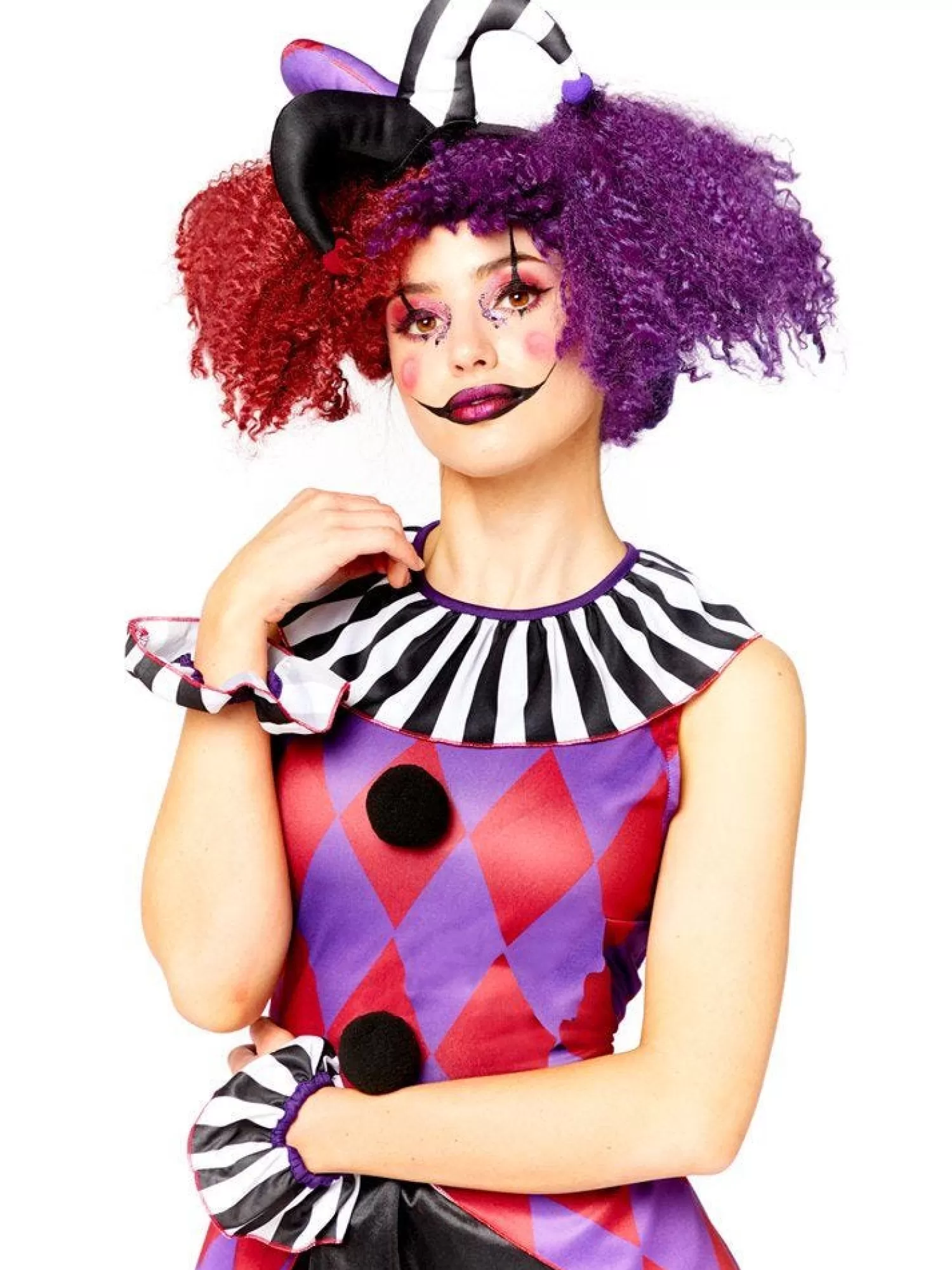 Harlequin Heartbreaker - Adult Costume<Party Delights Online