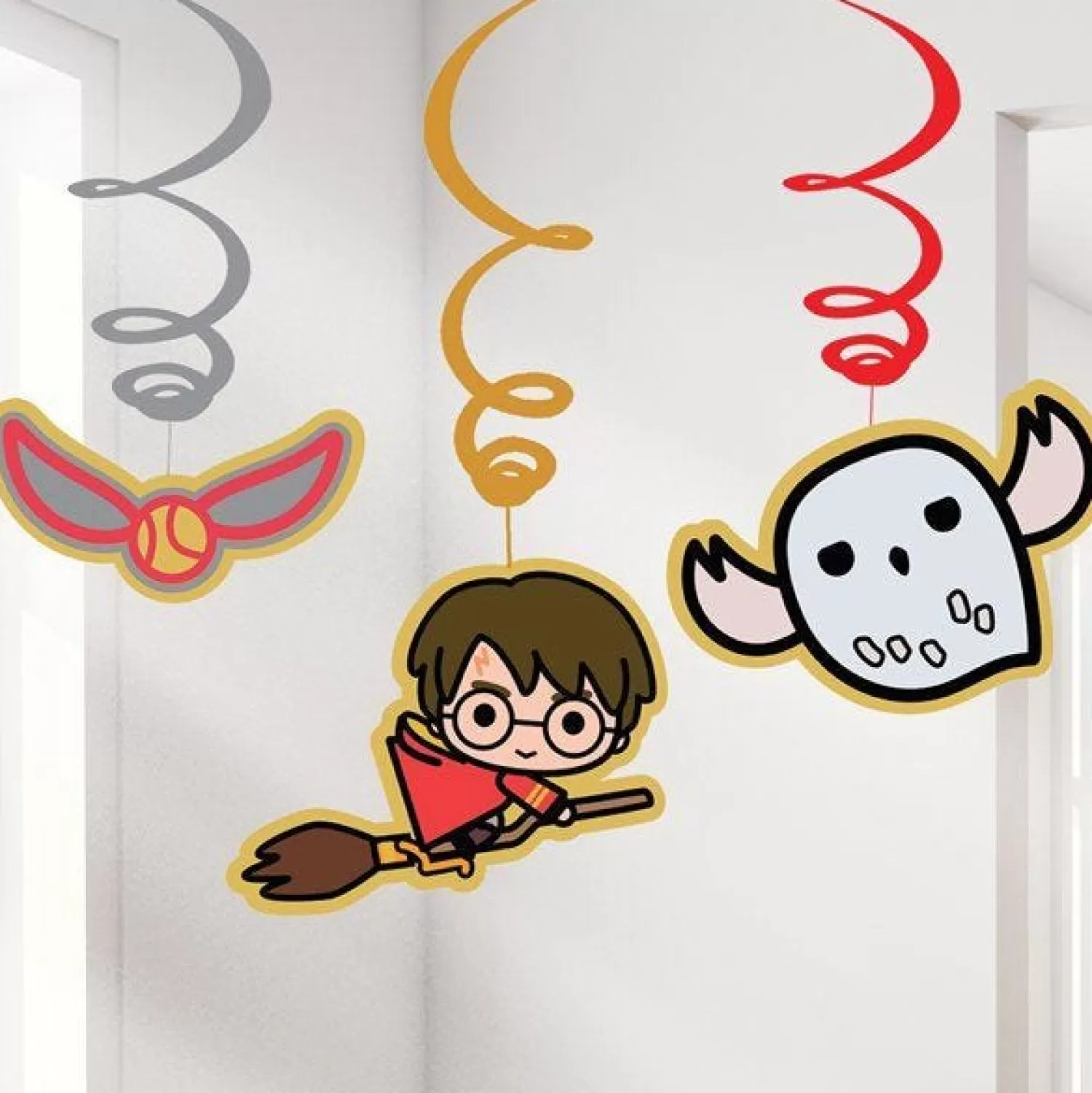 Discount Party Delights Harry Potter Hanging Swirls (6Pk)