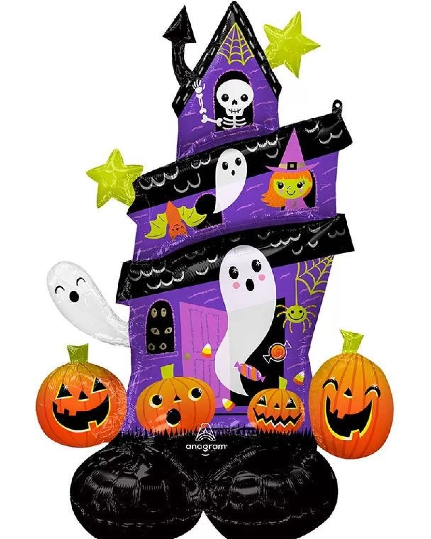 Haunted House Air Fill Airloonz Balloon - 50" Foil<Party Delights Flash Sale