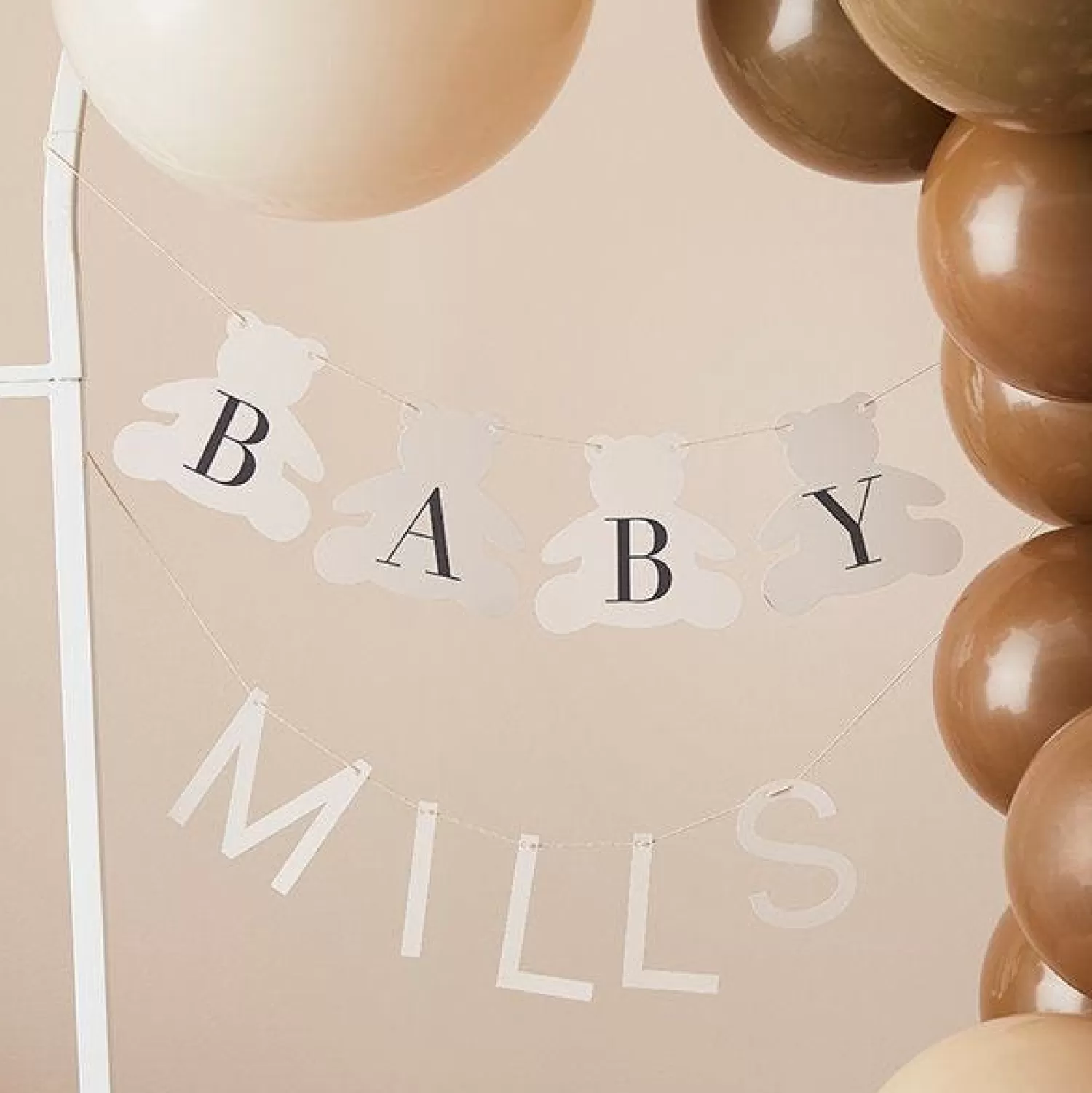 Flash Sale Party Delights Hello Baby Bear Customisable Bunting