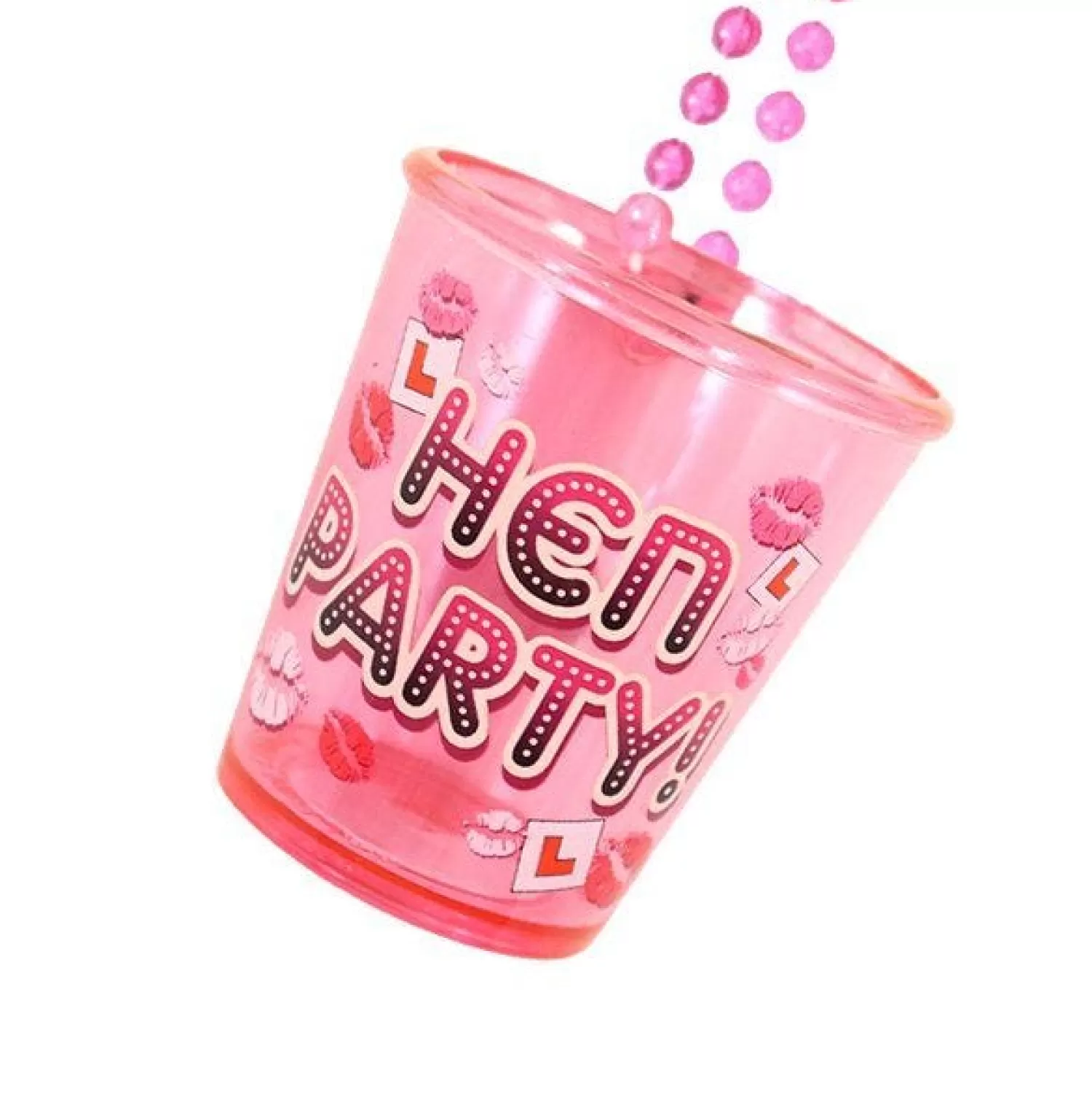 Clearance Party Delights Hen Party Shot Glass Necklace - 90Cm