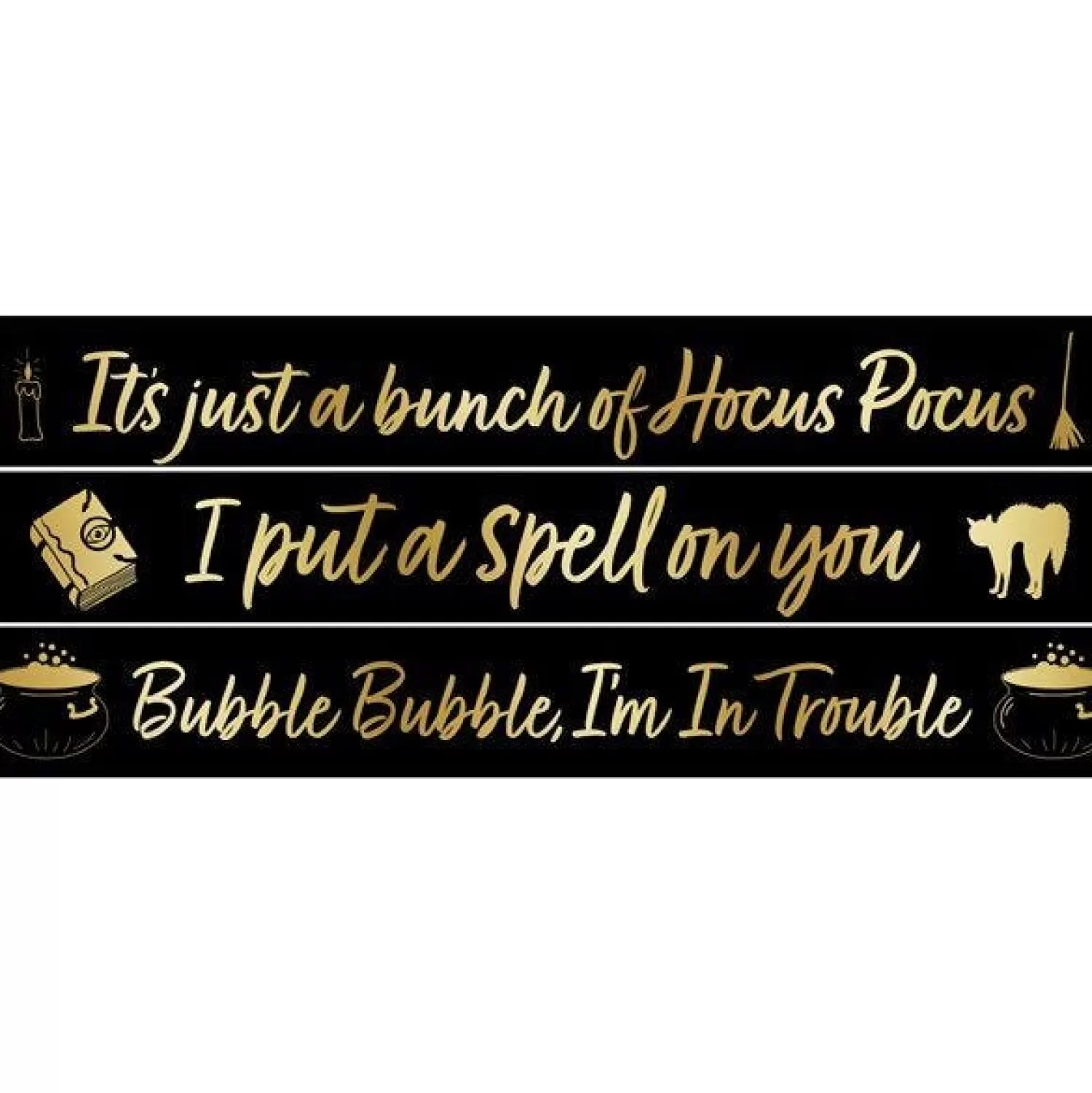 Hocus Pocus Yard Banners (3Pk)<Party Delights New