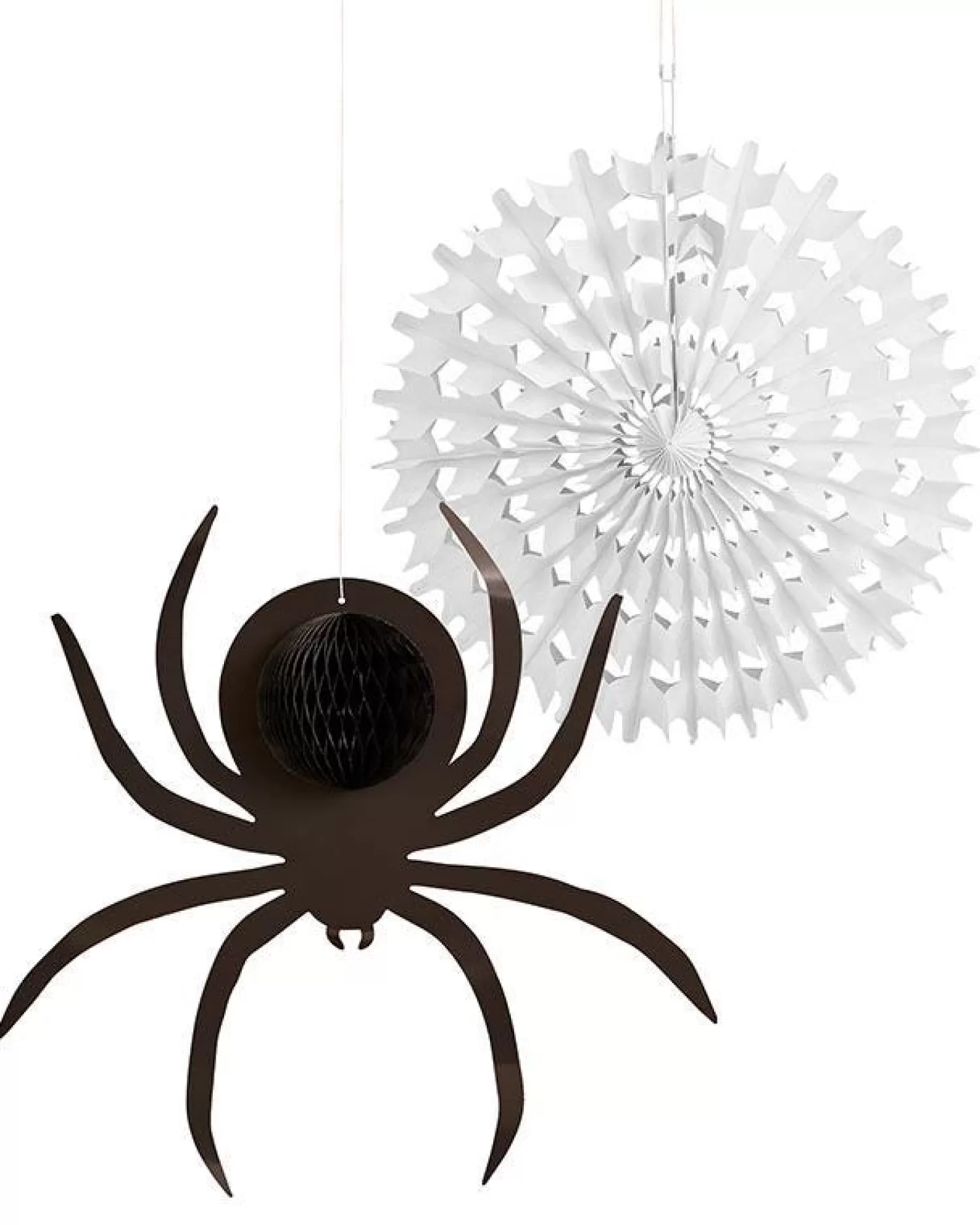 Honeycomb Spider & Web (2Pk)<Party Delights Fashion