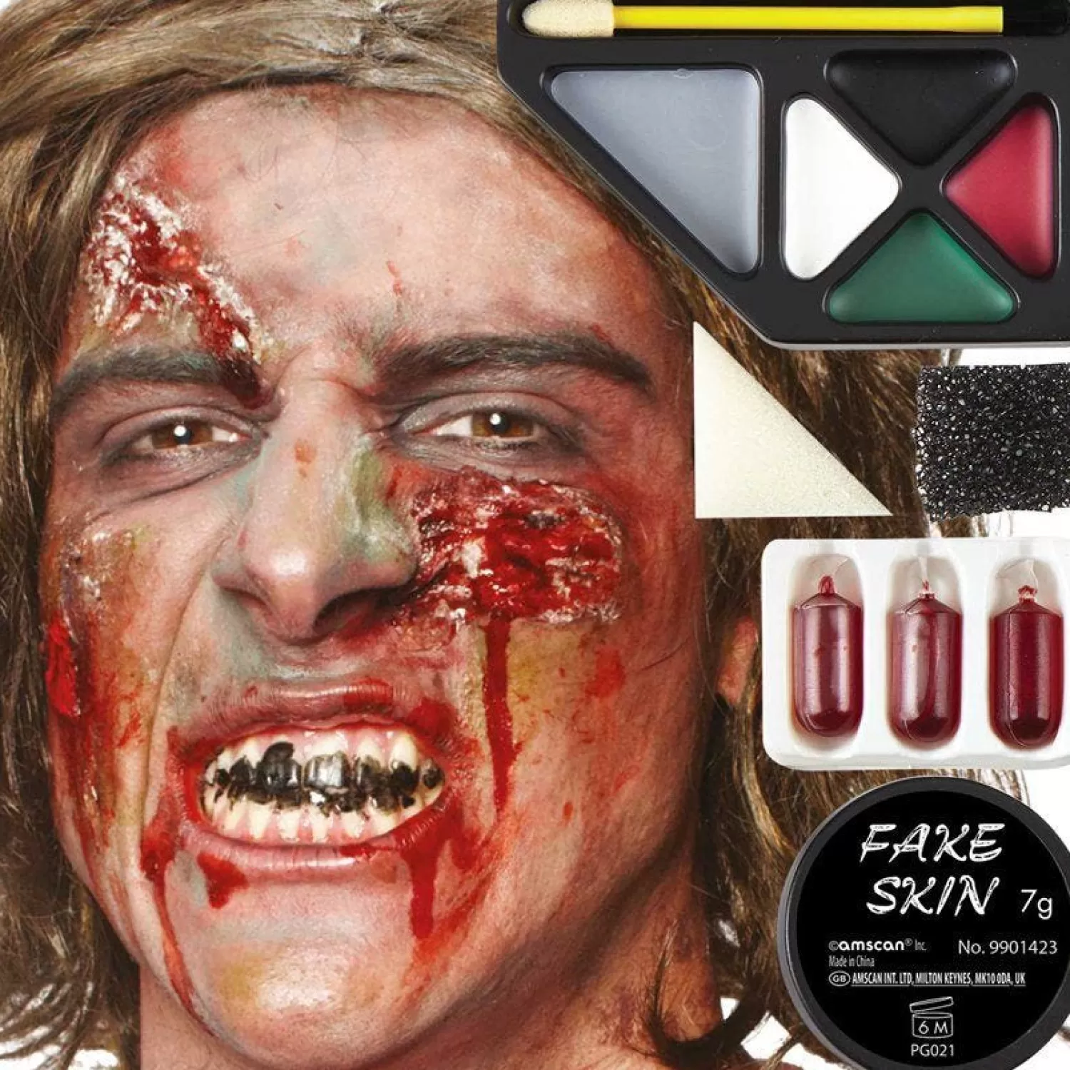 Horror Zombie Make Up Kit<Party Delights Online