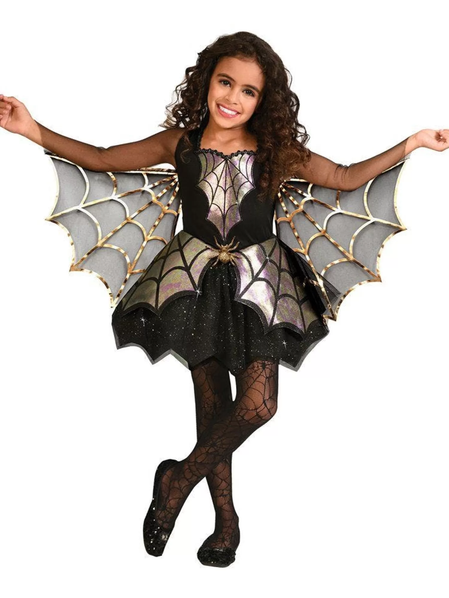 Iridescent Spider Girl - Child And Teen Costume<Party Delights Flash Sale