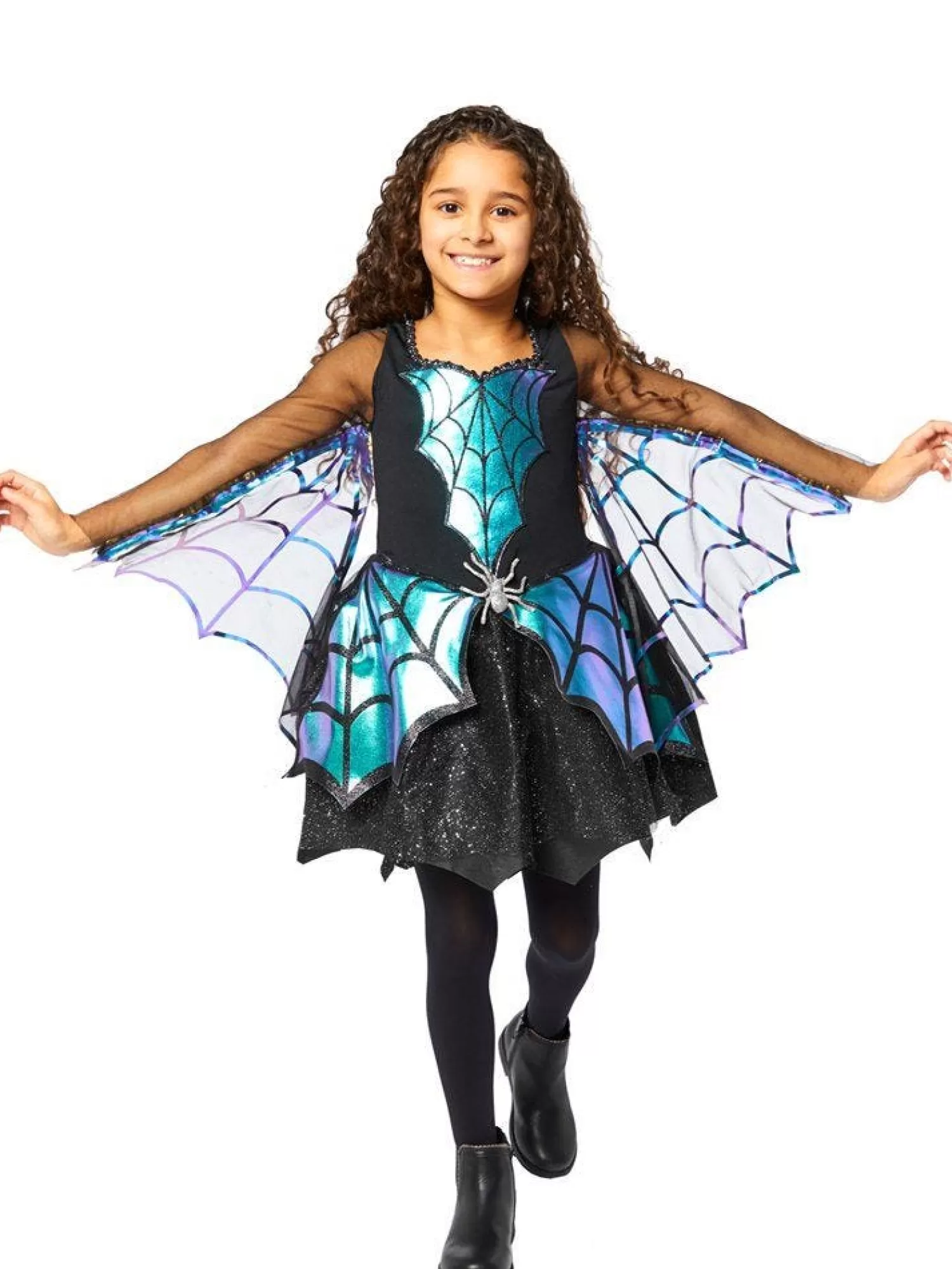 Irridescent Spidergirl - Child And Teen Costume<Party Delights Sale