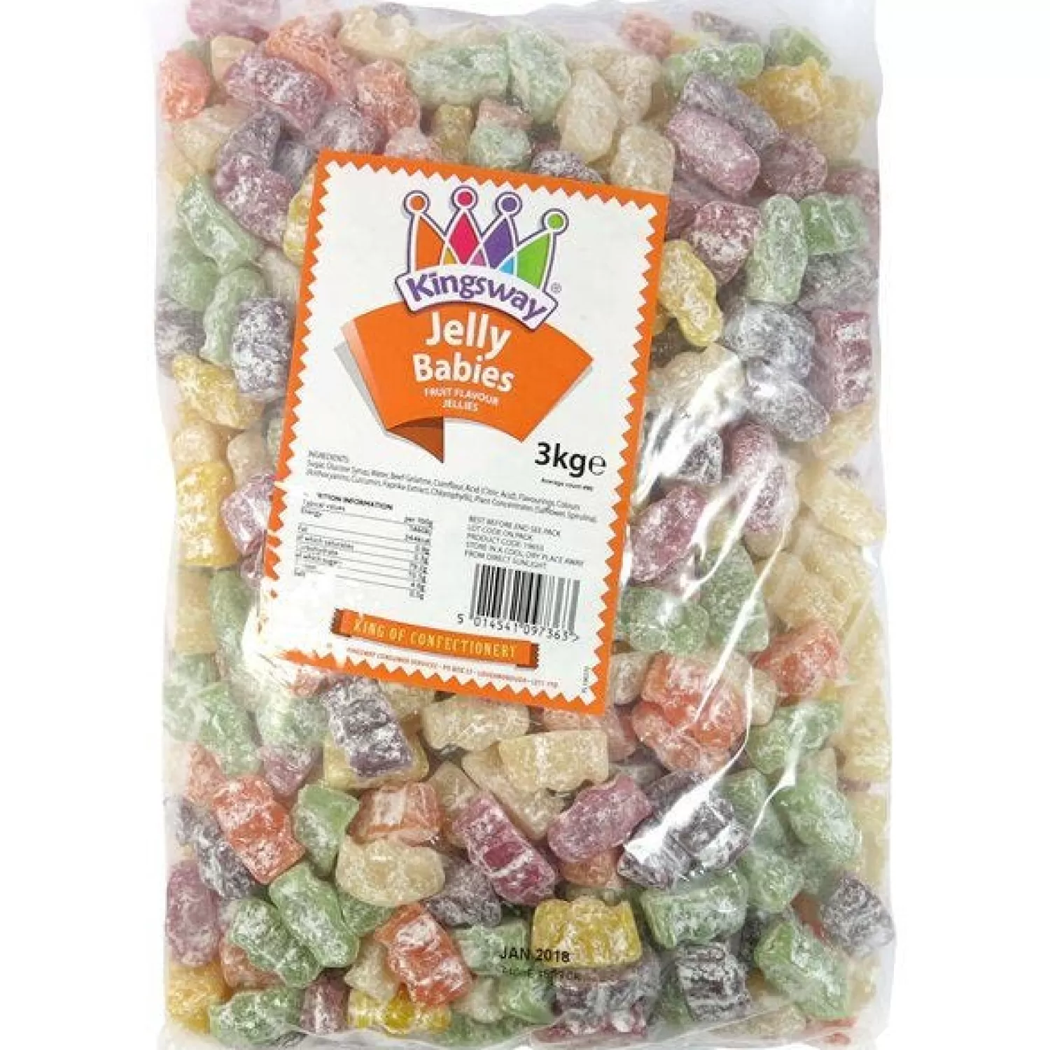 Clearance Party Delights Jelly Babies - 3Kg