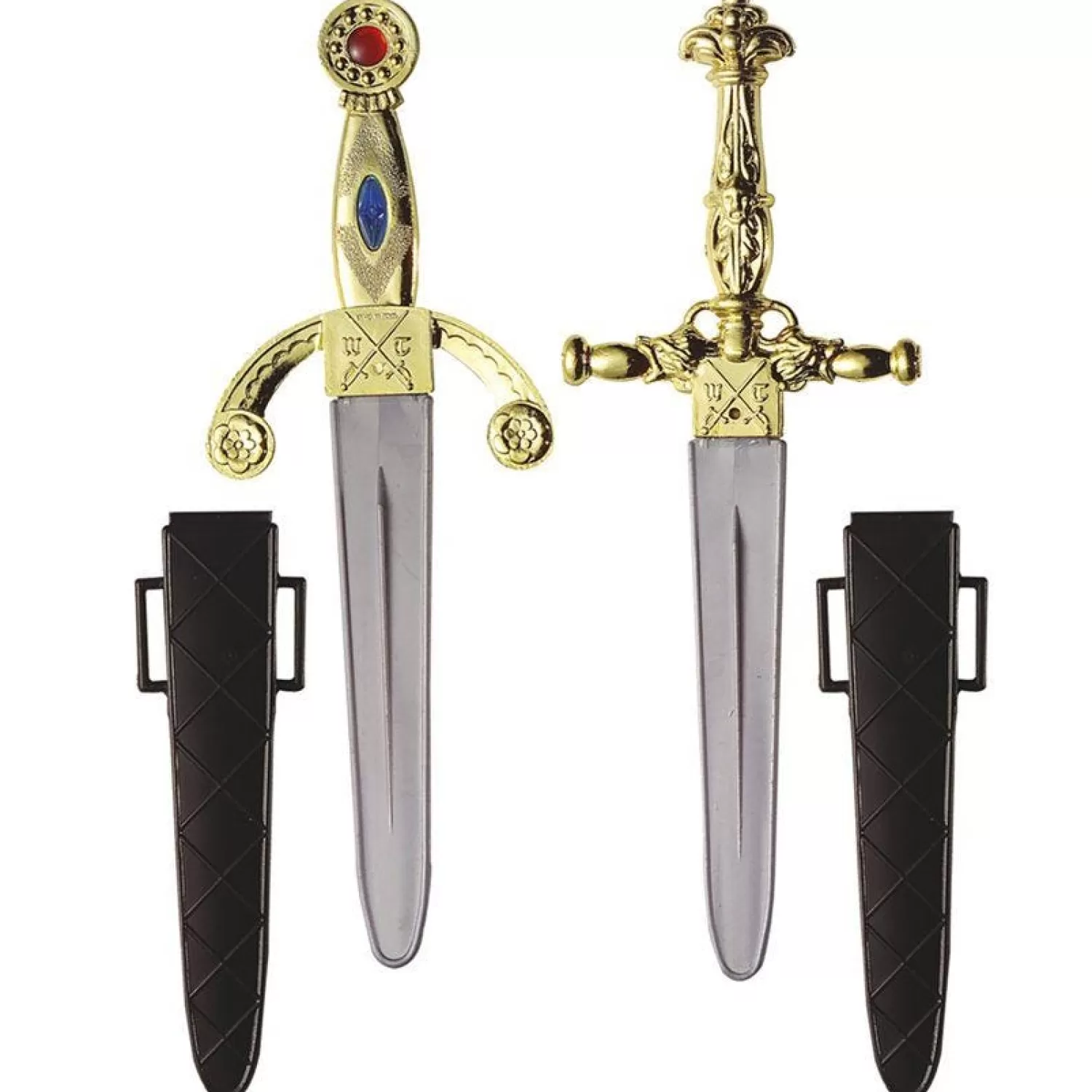 Cheap Party Delights Jewelled Dagger With Sheath - 26Cm