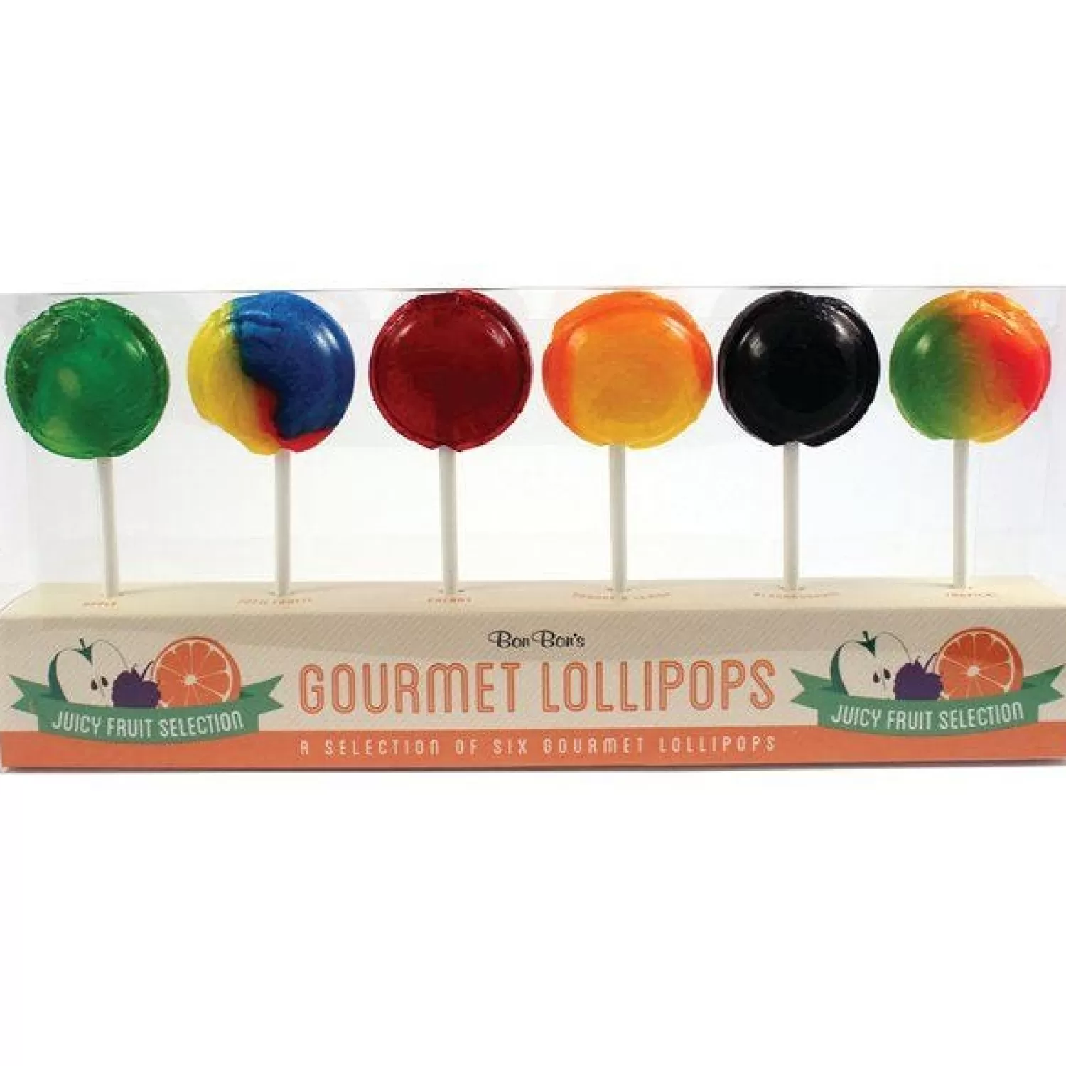 Best Party Delights Juicy Fruit Gourmet Lollipops X6