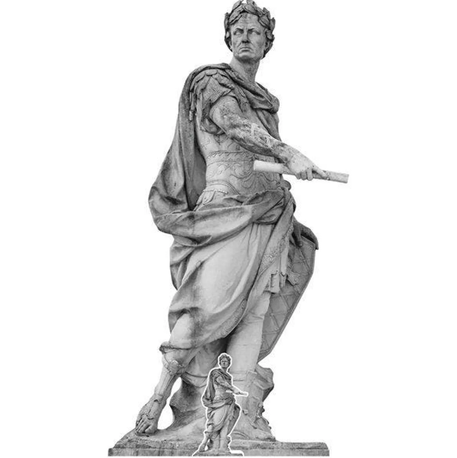 Online Party Delights Julius Caesar Roman Statue Cardboard Cutout - 177Cm X 93Cm