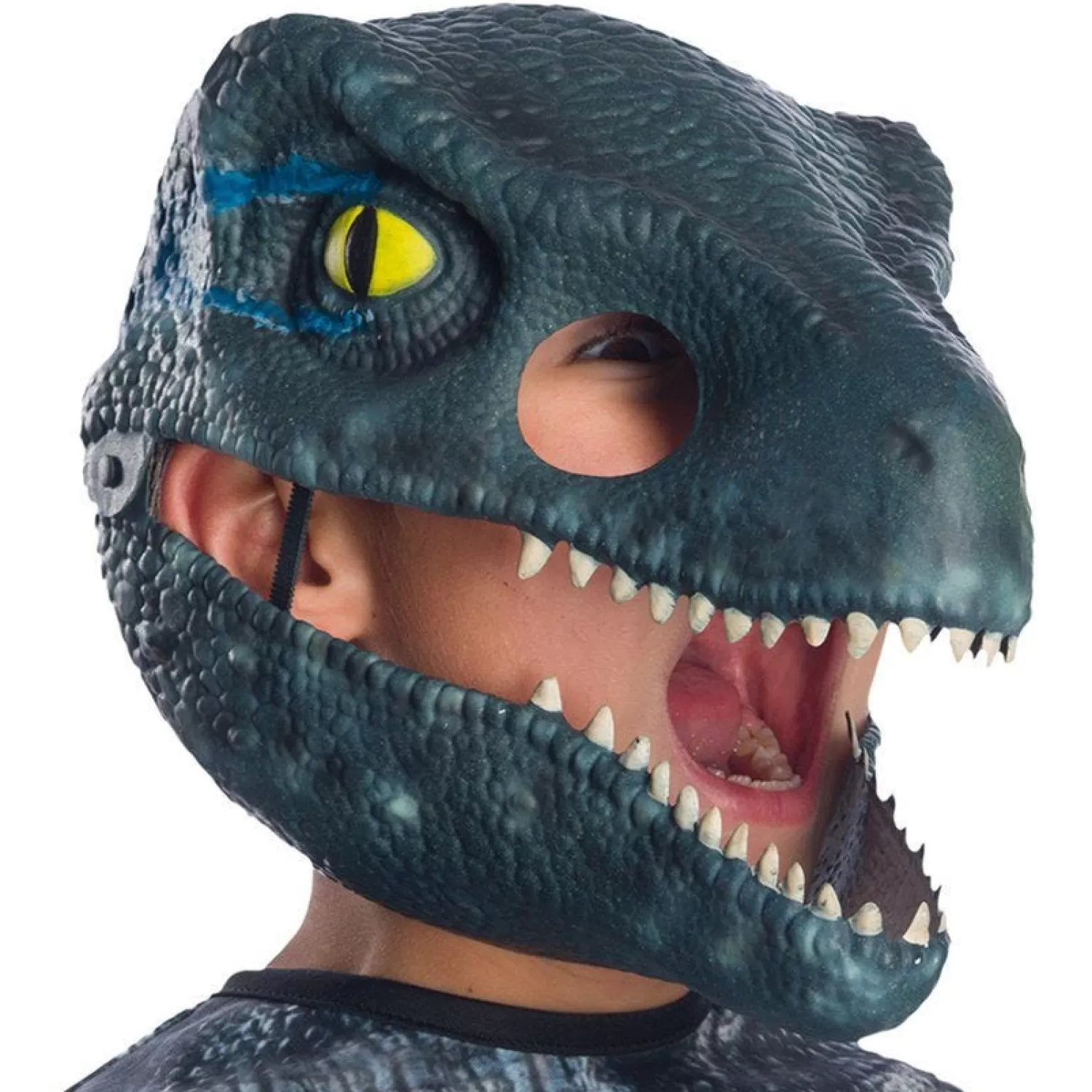 Sale Party Delights Jurassic Park Velociraptor Blue Movable Jaw Mask