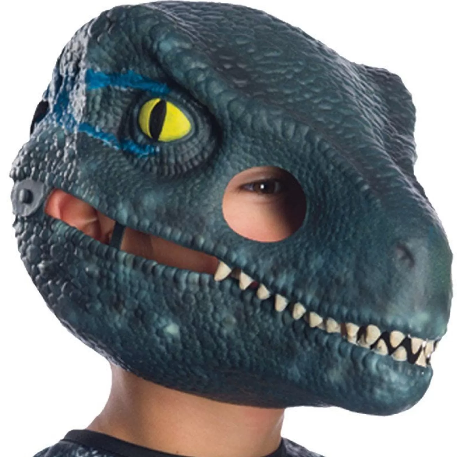 Sale Party Delights Jurassic Park Velociraptor Blue Movable Jaw Mask