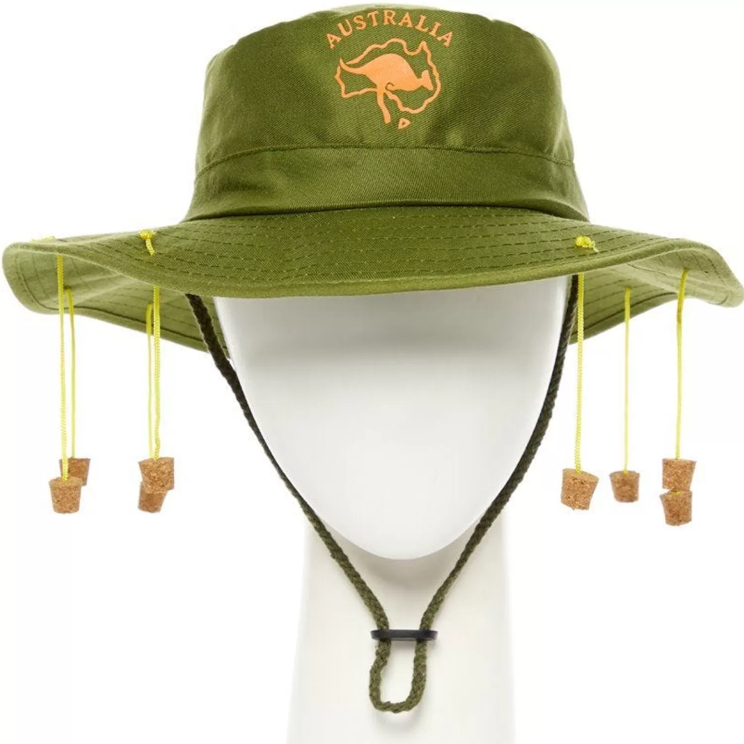 Discount Party Delights Khaki Australian Hat With Corks