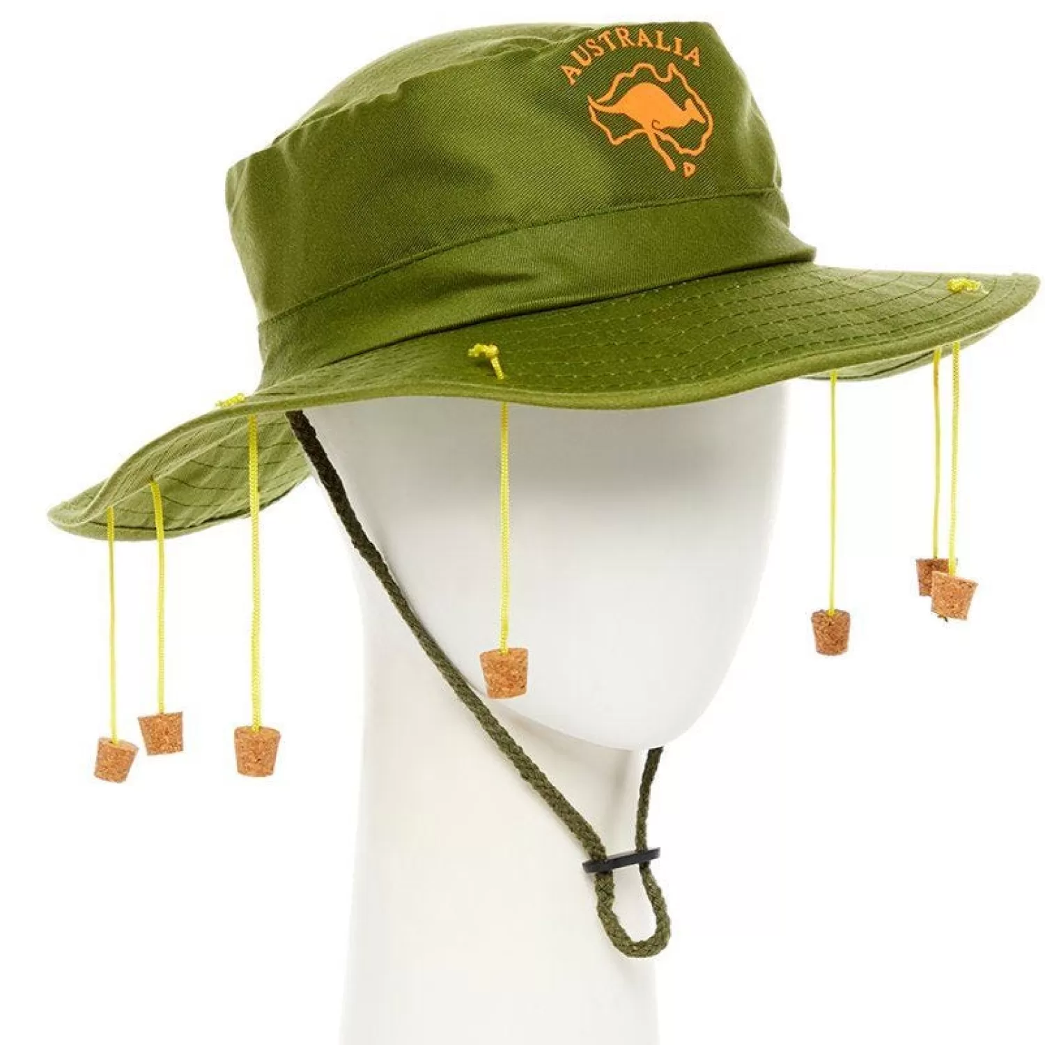 Discount Party Delights Khaki Australian Hat With Corks