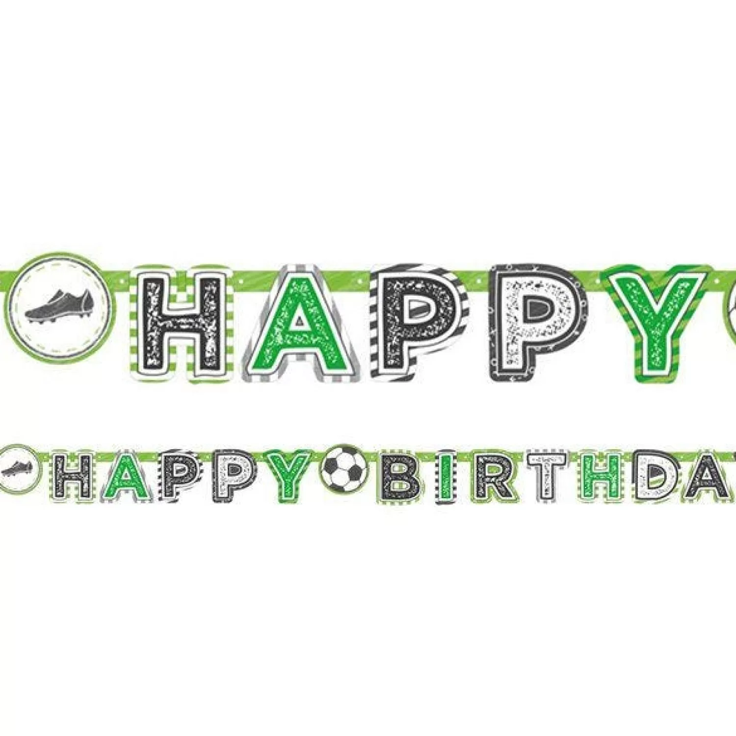 Cheap Party Delights Kicker Party 'Happy Birthday' Paper Banner - 2M