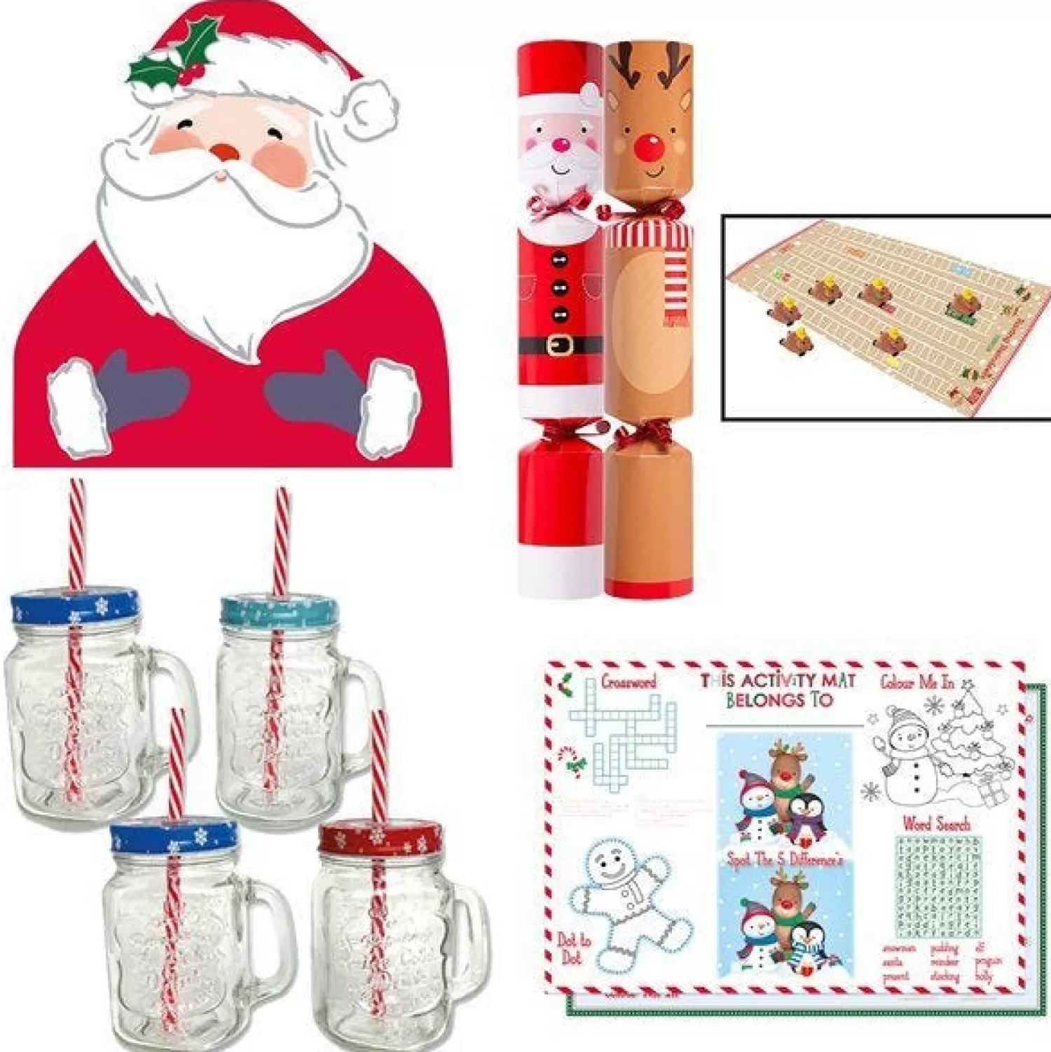 Kids Christmas Table Decorating Kit<Party Delights Hot