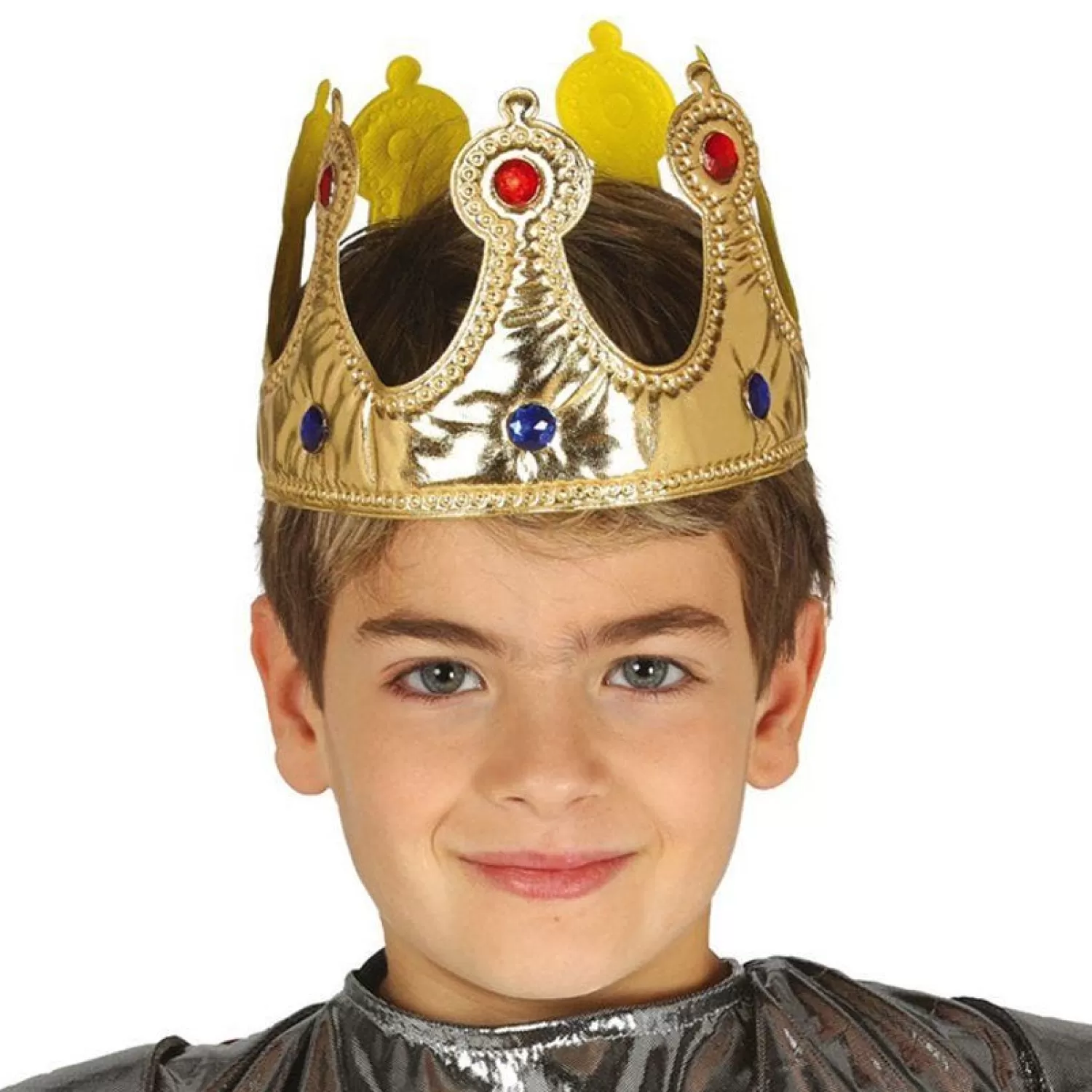 Cheap Party Delights Kings Fabric Crown - Child