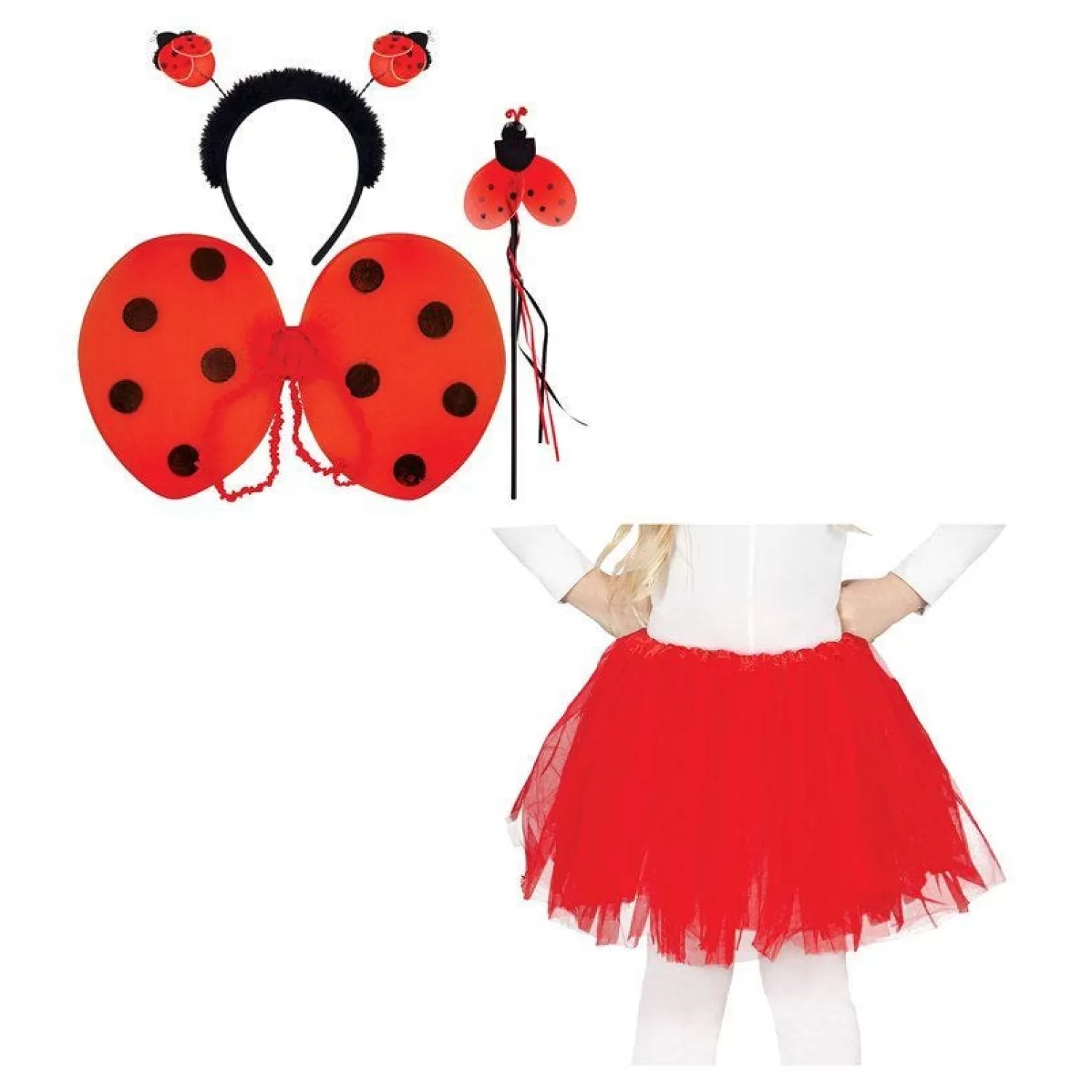 Cheap Party Delights Ladybug Tutu Accessory Kit - Child