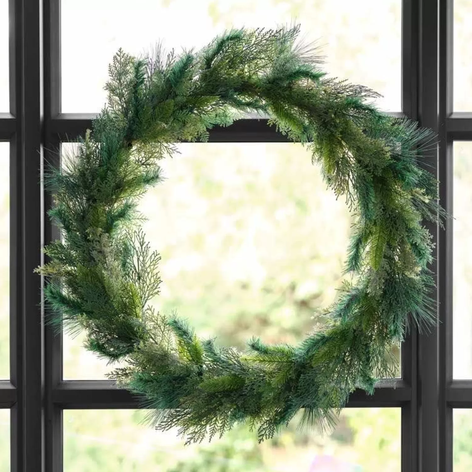 Large Foliage Christmas Wreath - 90Cm<Party Delights Best