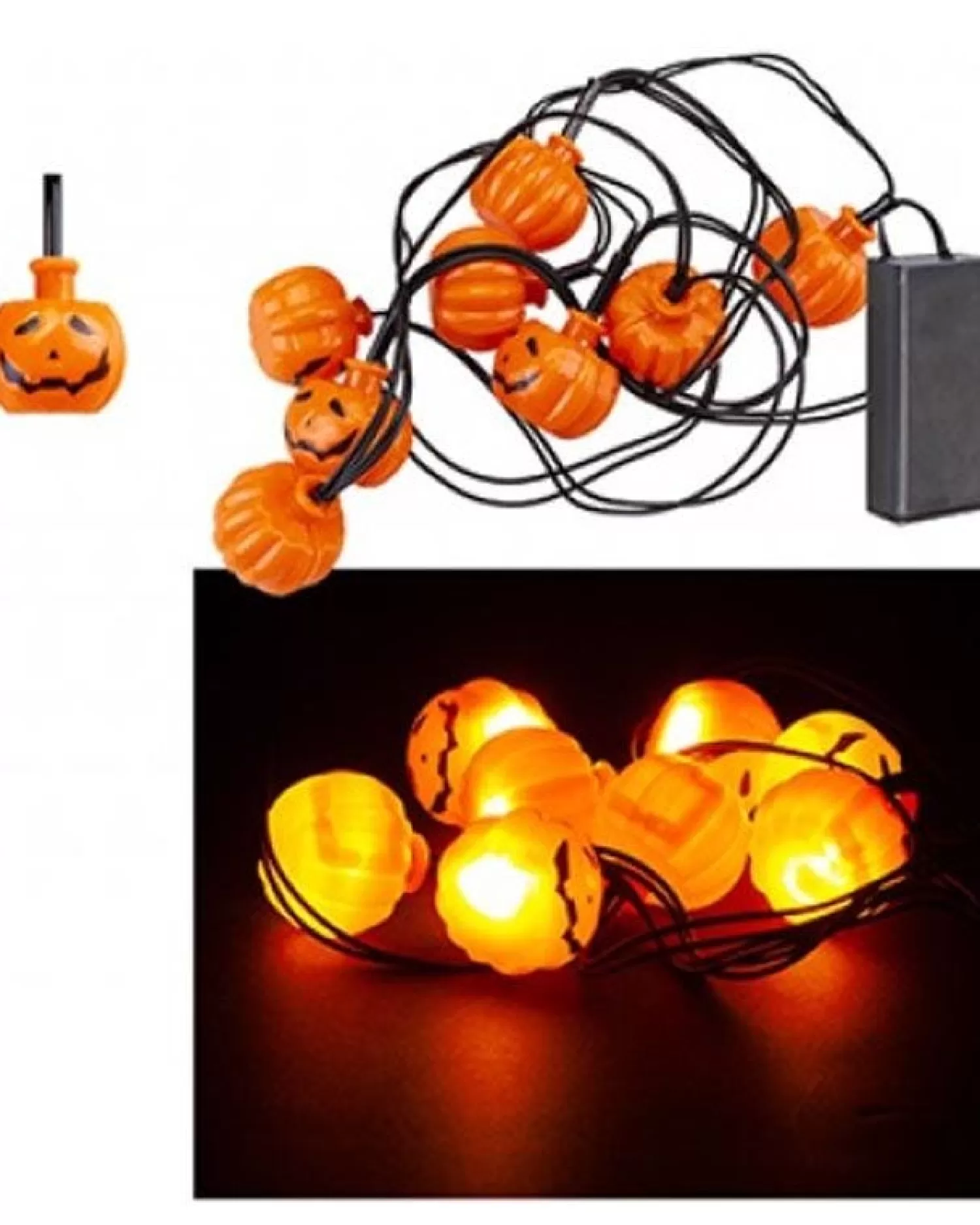 Led Pumpkin String Lights<Party Delights Fashion