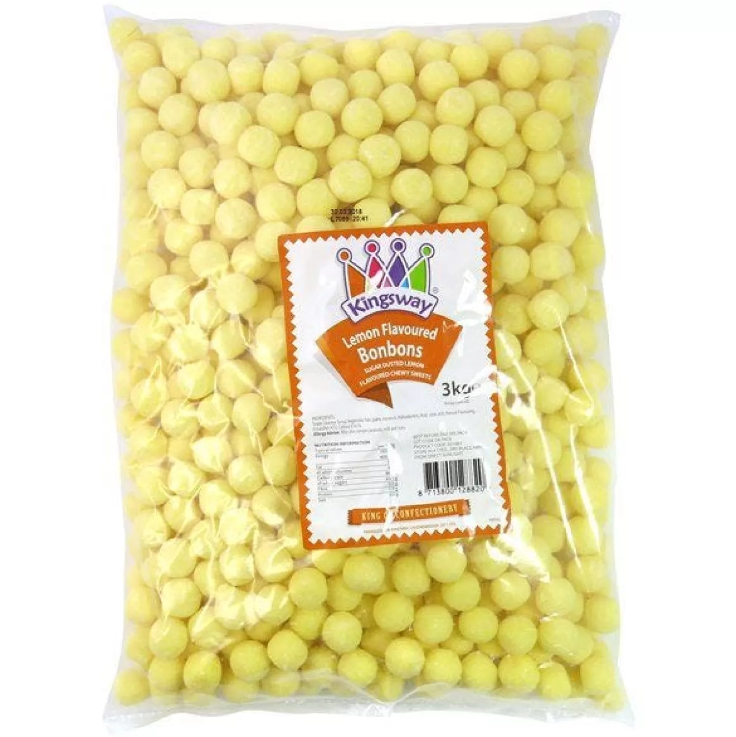 New Party Delights Lemon Flavour Bonbons - 3Kg