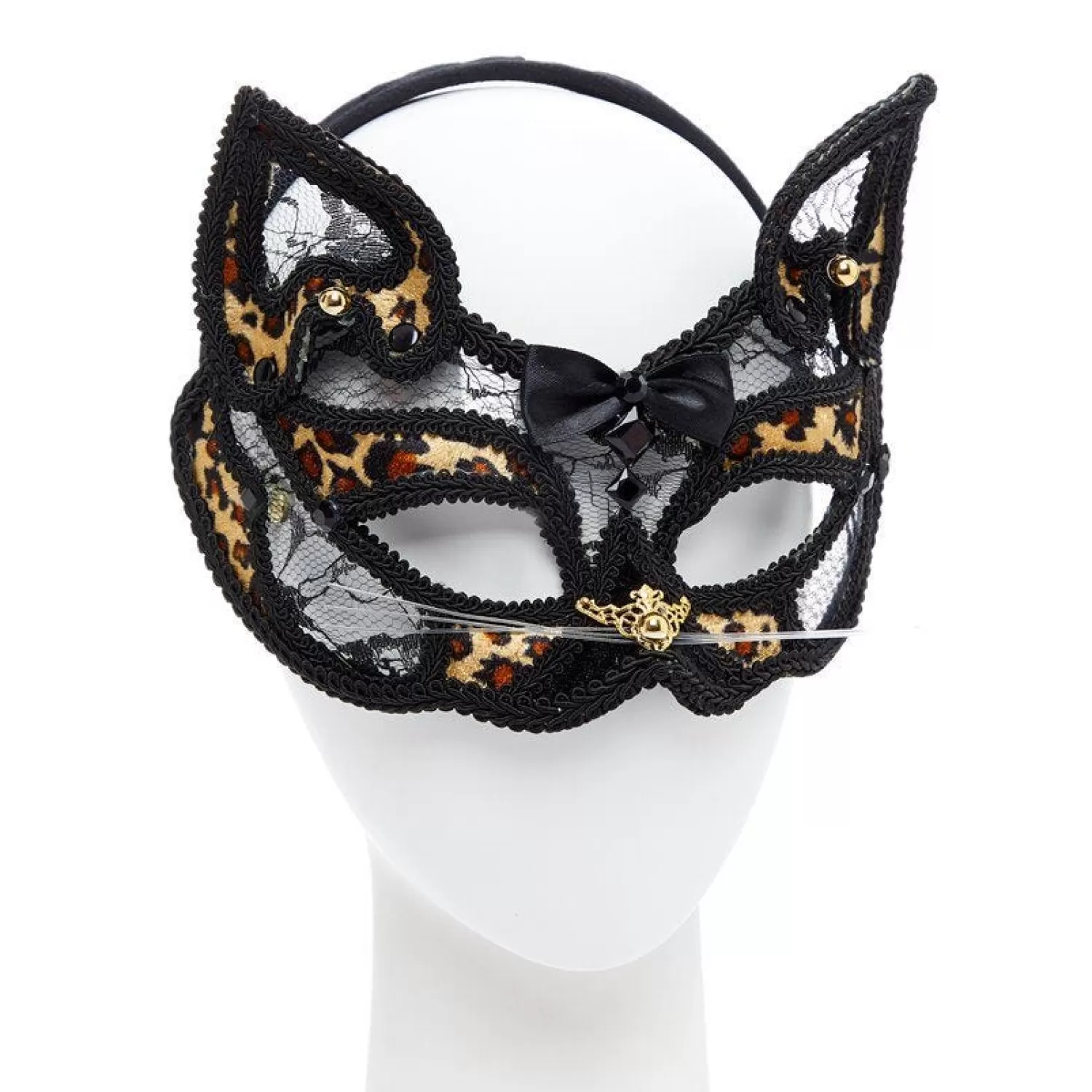 Sale Party Delights Leopard Masquerade Mask