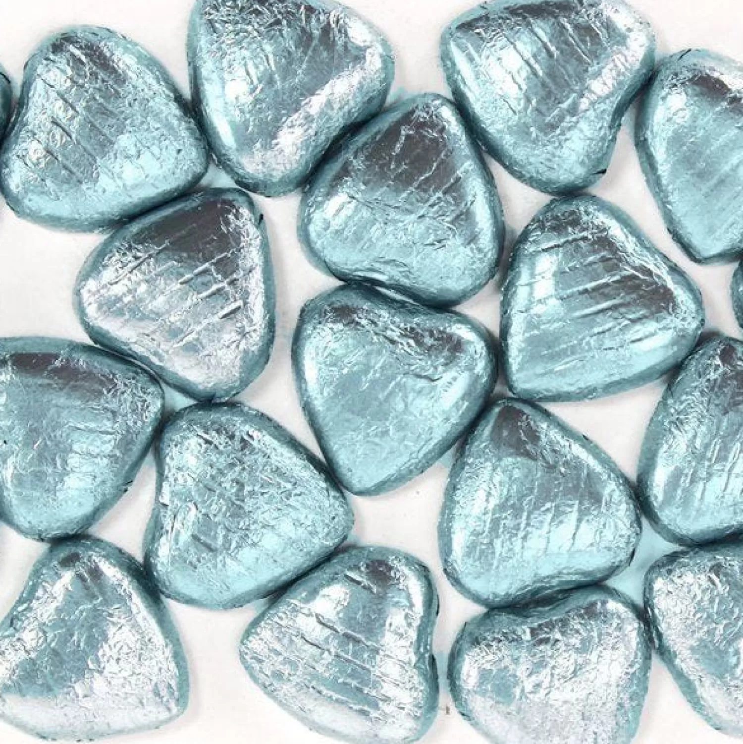 Flash Sale Party Delights Light Blue Foil Chocolate Hearts X20