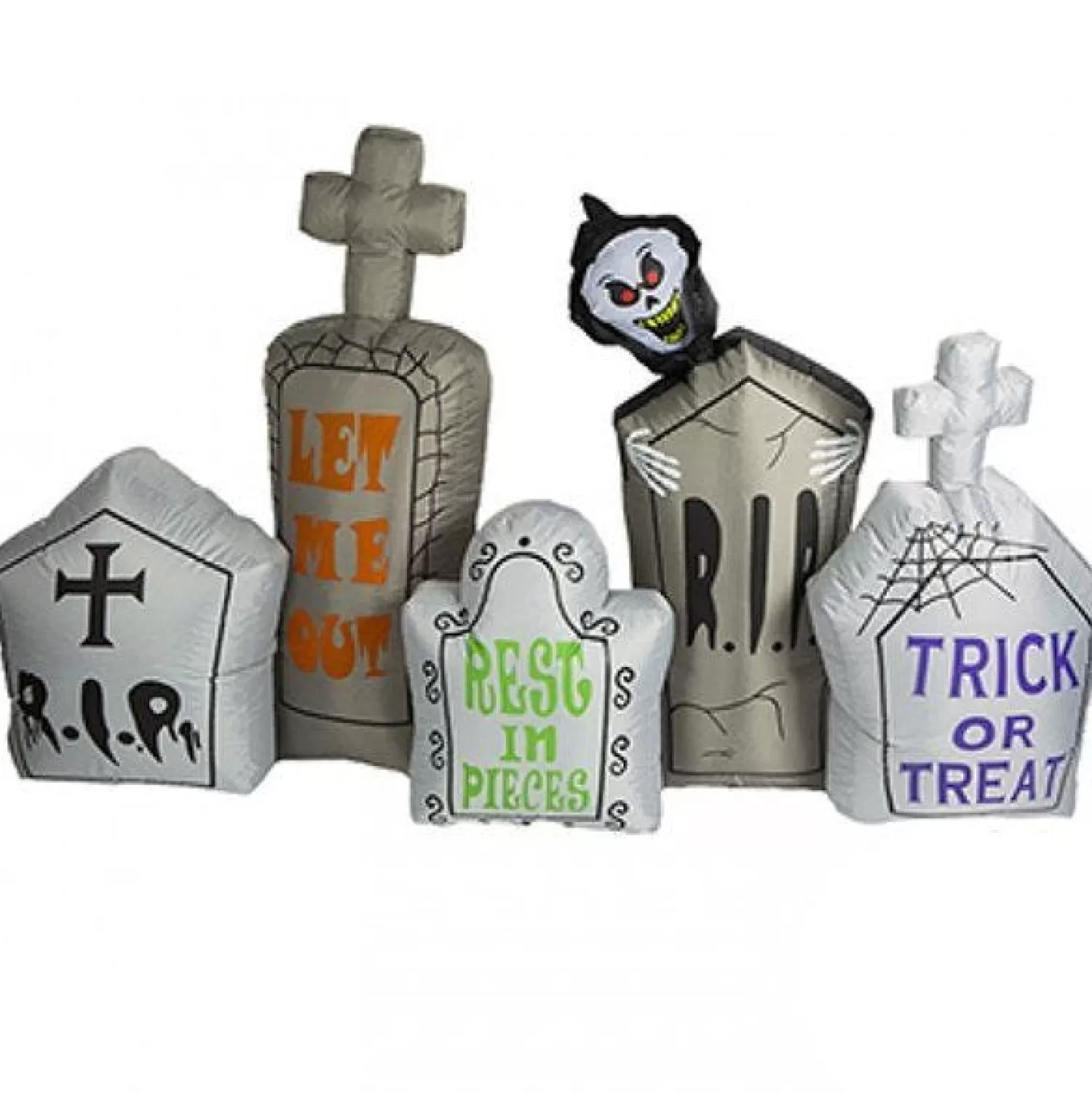 Light Up Inflatable Graveyard - 2.1M<Party Delights Online