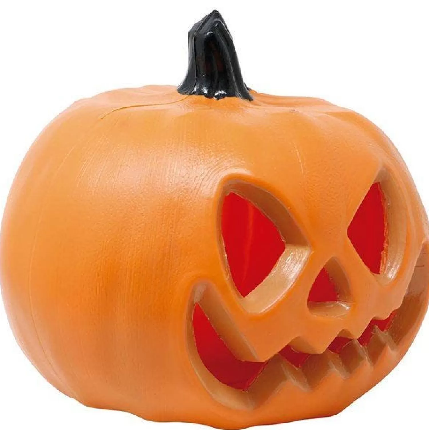 Light Up Smiley Carved Pumpkin - 20Cm<Party Delights Sale