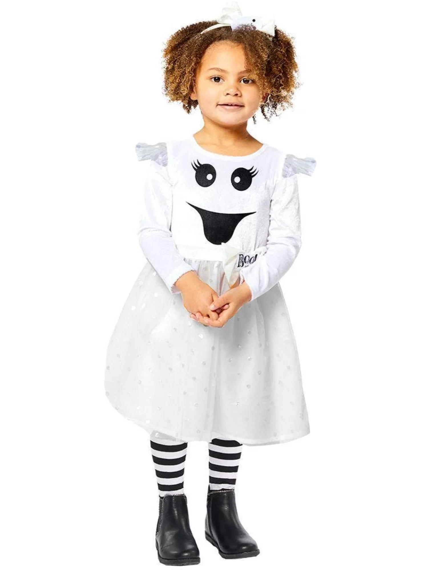 Lil Cute Ghost Dress - Toddler And Child Costume<Party Delights Flash Sale