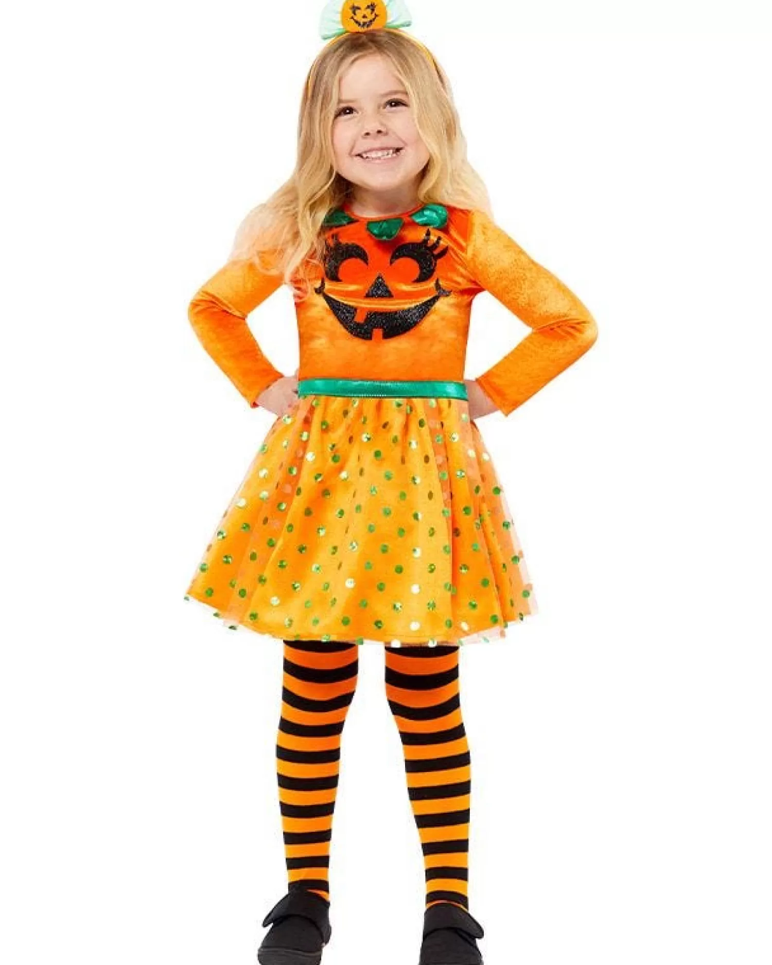 Lil Cute Pumpkin Dress - Childs Costume<Party Delights Cheap