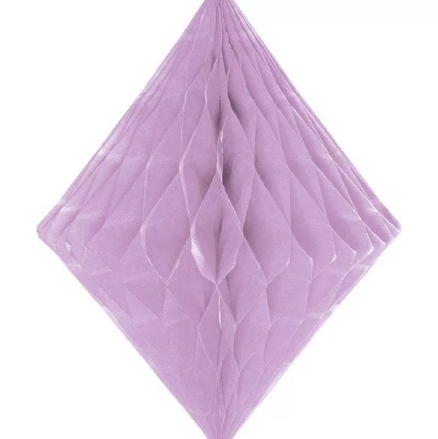 Outlet Party Delights Lilac Honeycomb Diamond Decoration - 30Cm