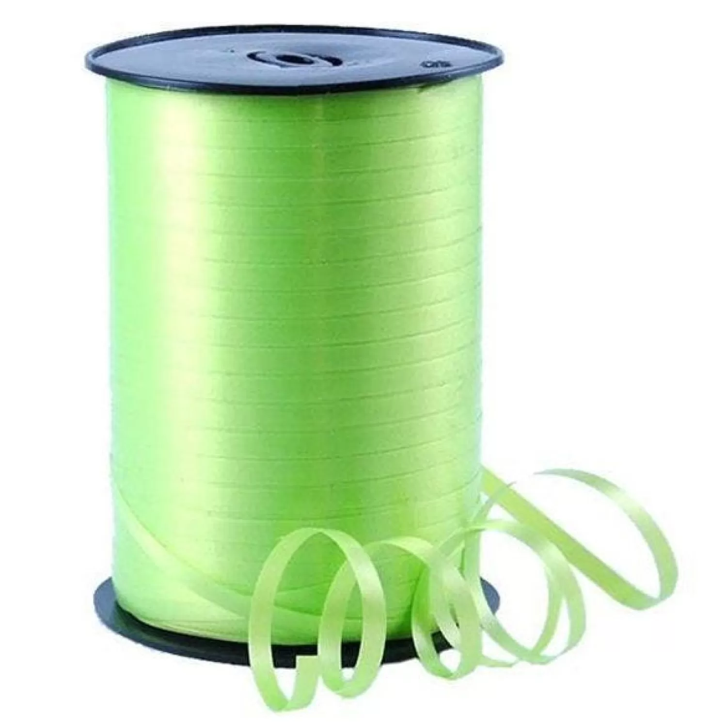 Lime Green Curling Balloon Ribbon - 500M<Party Delights New