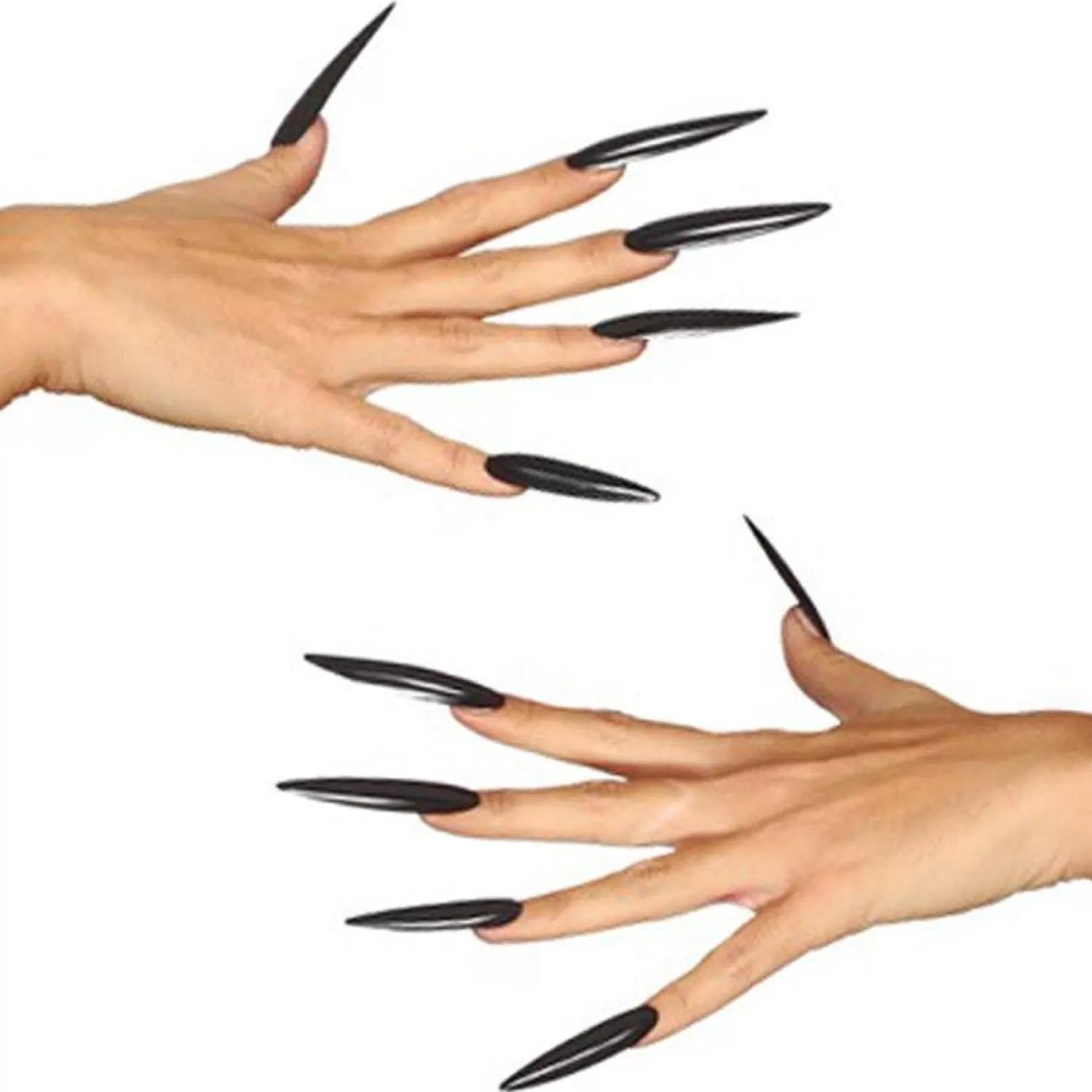 Long Black Nails<Party Delights Sale