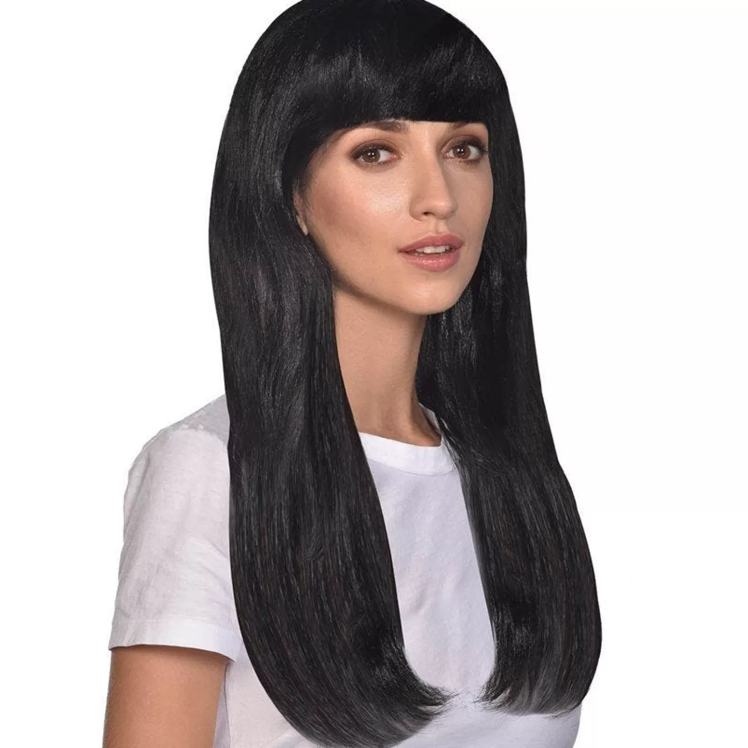 Long Black Wig<Party Delights Cheap