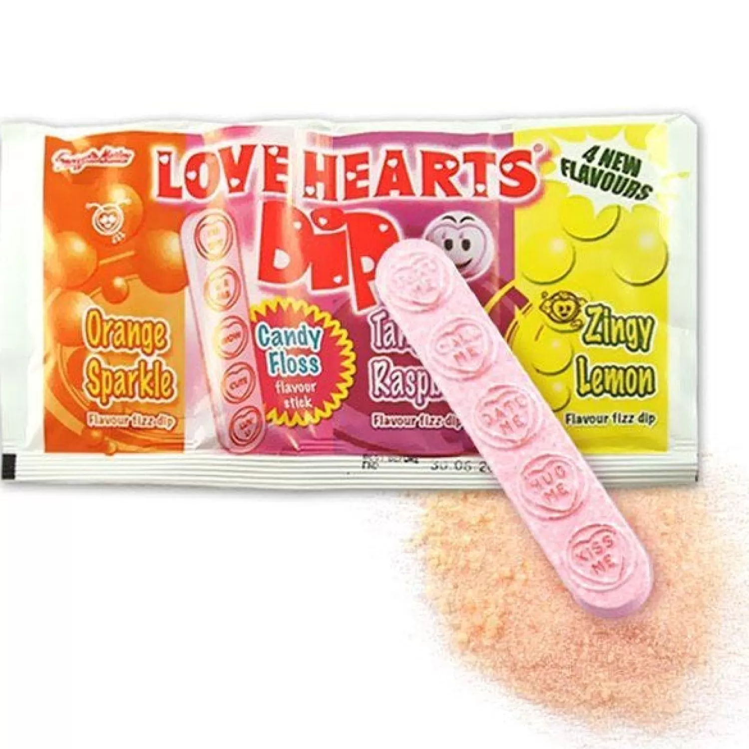 Store Party Delights Love Hearts Dip - 4 Flavours - 23G