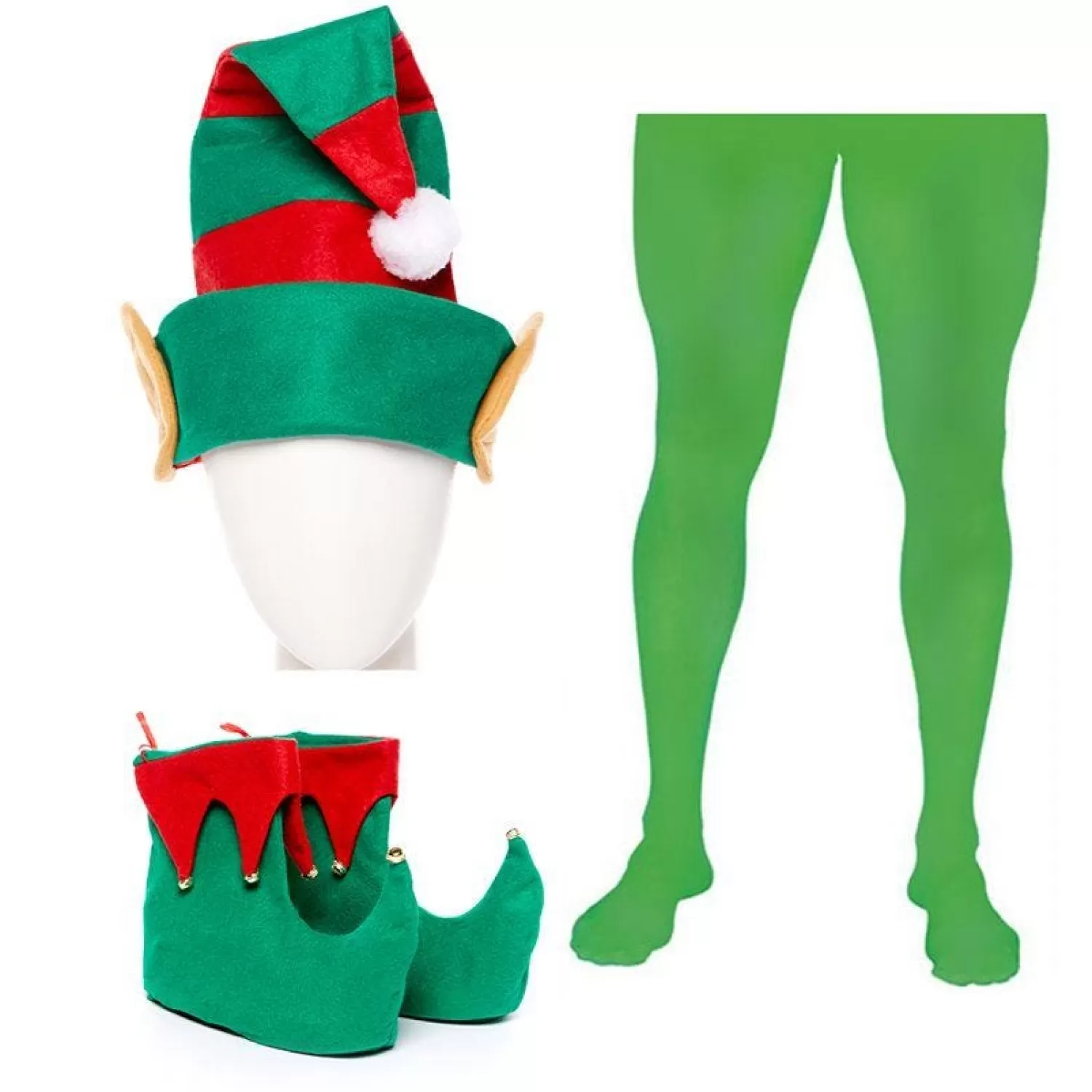 New Party Delights Mens Elf Accessory Kit