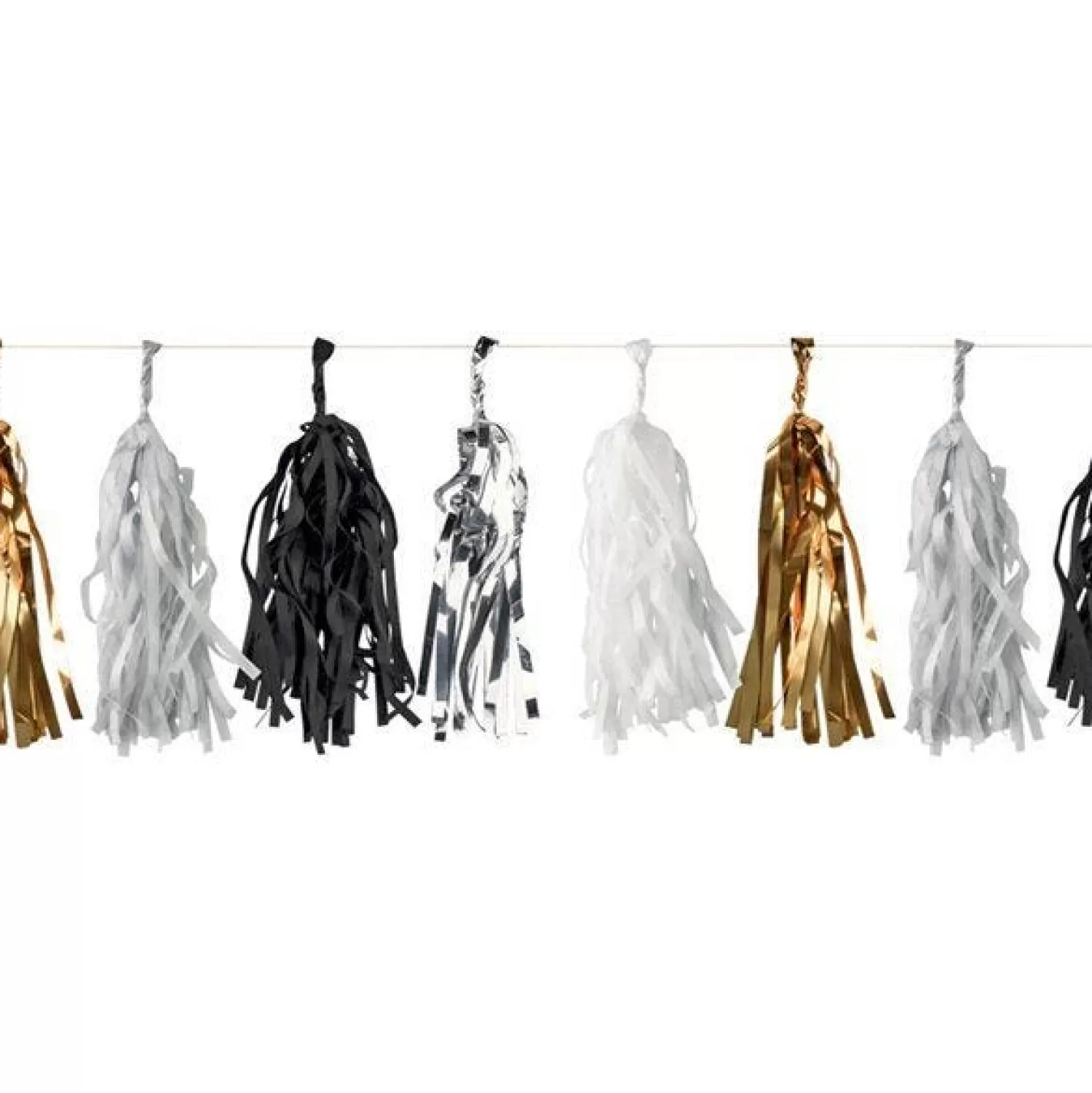 Clearance Party Delights Metallic Tassel Garland - 3M