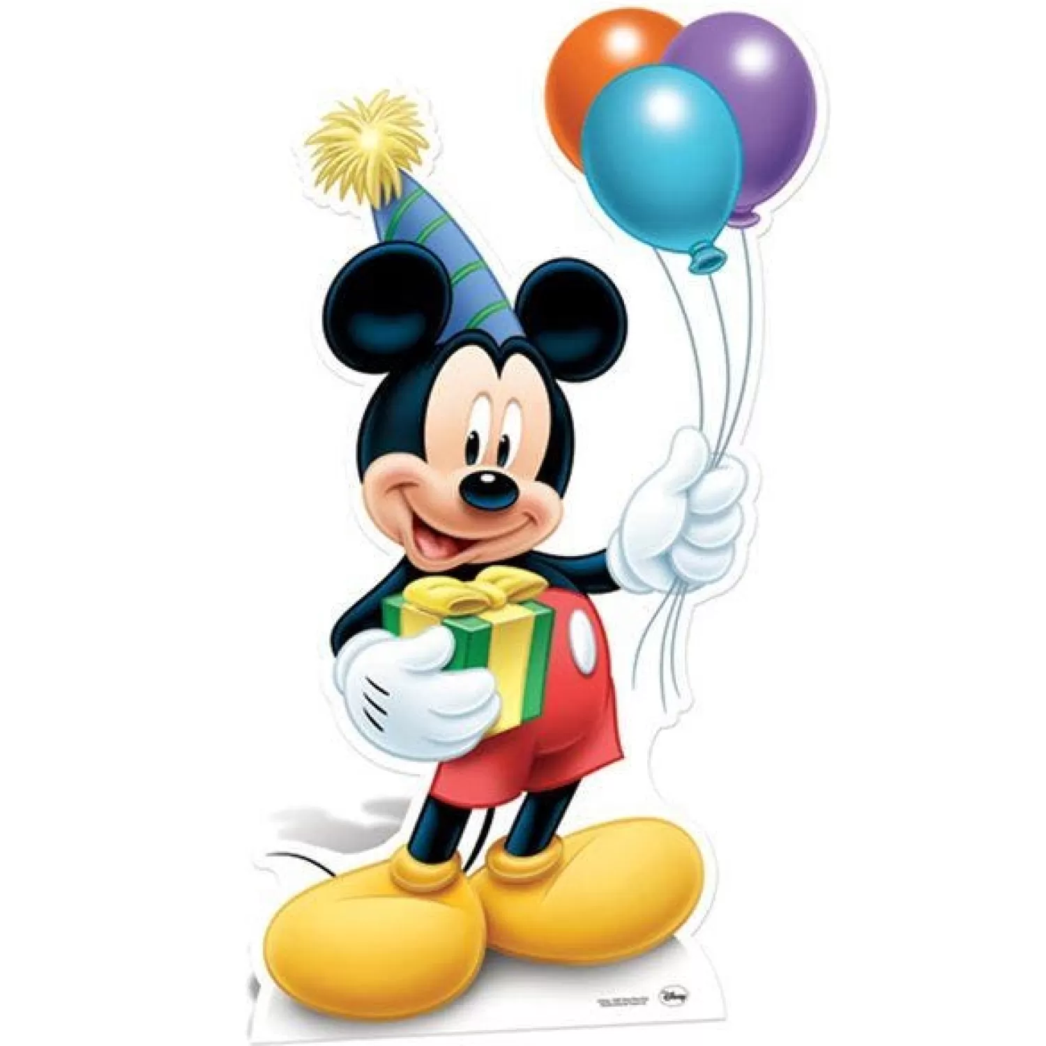 Clearance Party Delights Mickey Mouse Cardboard Cutout - 129Cm X 74Cm