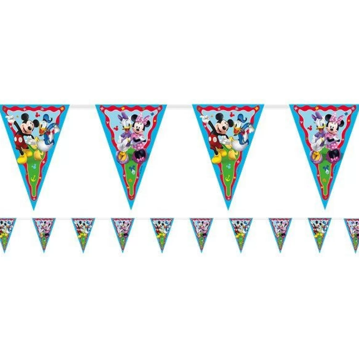 Best Party Delights Mickey Rock The House Paper Flag Bunting - 2.3M