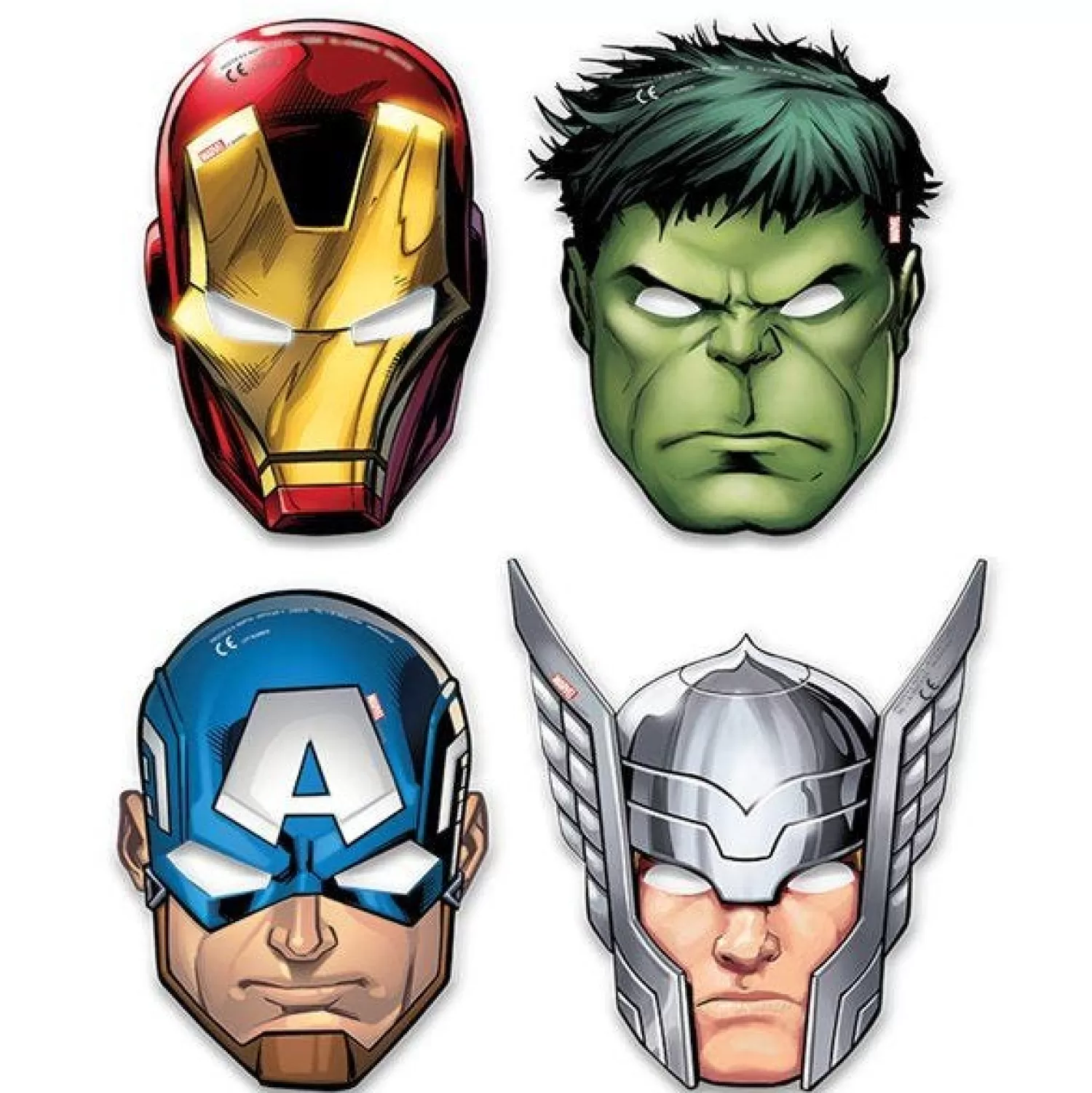 Flash Sale Party Delights Mighty Avengers Masks (6Pk)